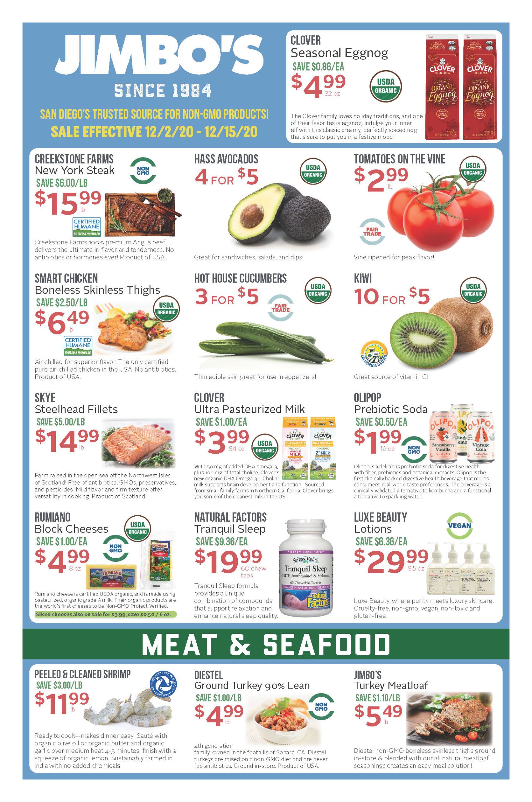 Jimbo's Weekly Ad Flyer December 9 to December 15, 2020