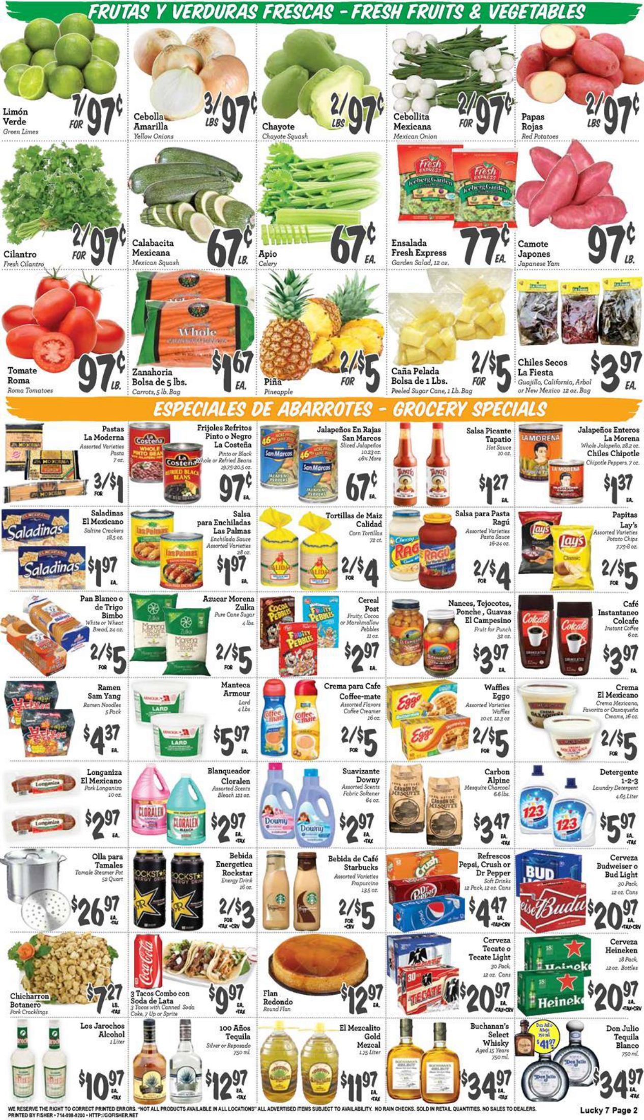Lucky 7 Supermarket Weekly Ad Flyer December 9 to December 15, 2020