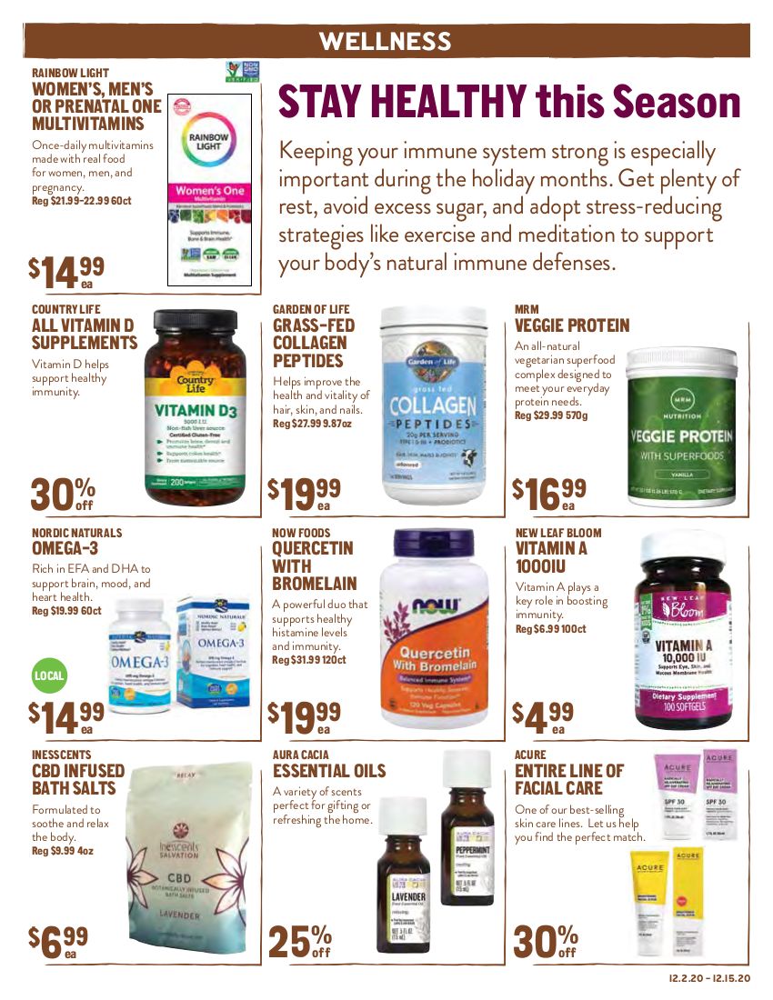New Seasons Market (CA) Weekly Ad Flyer December 9 to December 15, 2020
