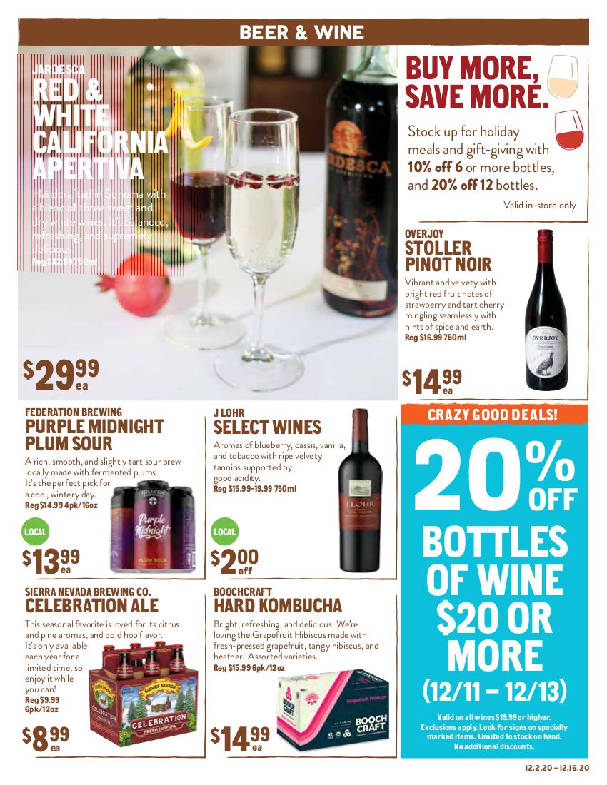 New Seasons Market (CA) Weekly Ad Flyer December 9 to December 15, 2020