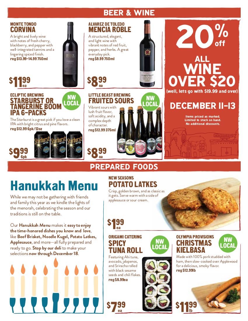 New Seasons Market (OR) Weekly Ad Flyer December 9 to December 15, 2020