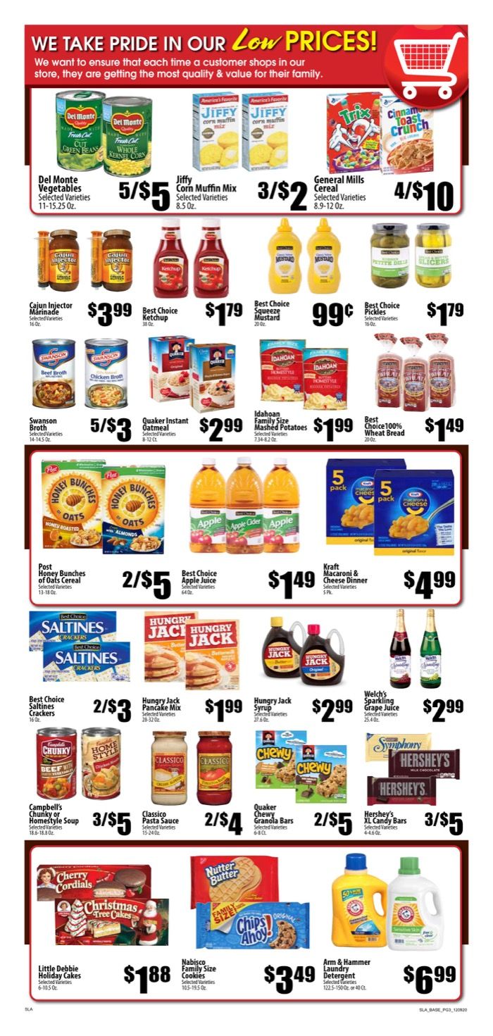 Piggly Wiggly (LA) Weekly Ad Flyer December 9 to December 15, 2020