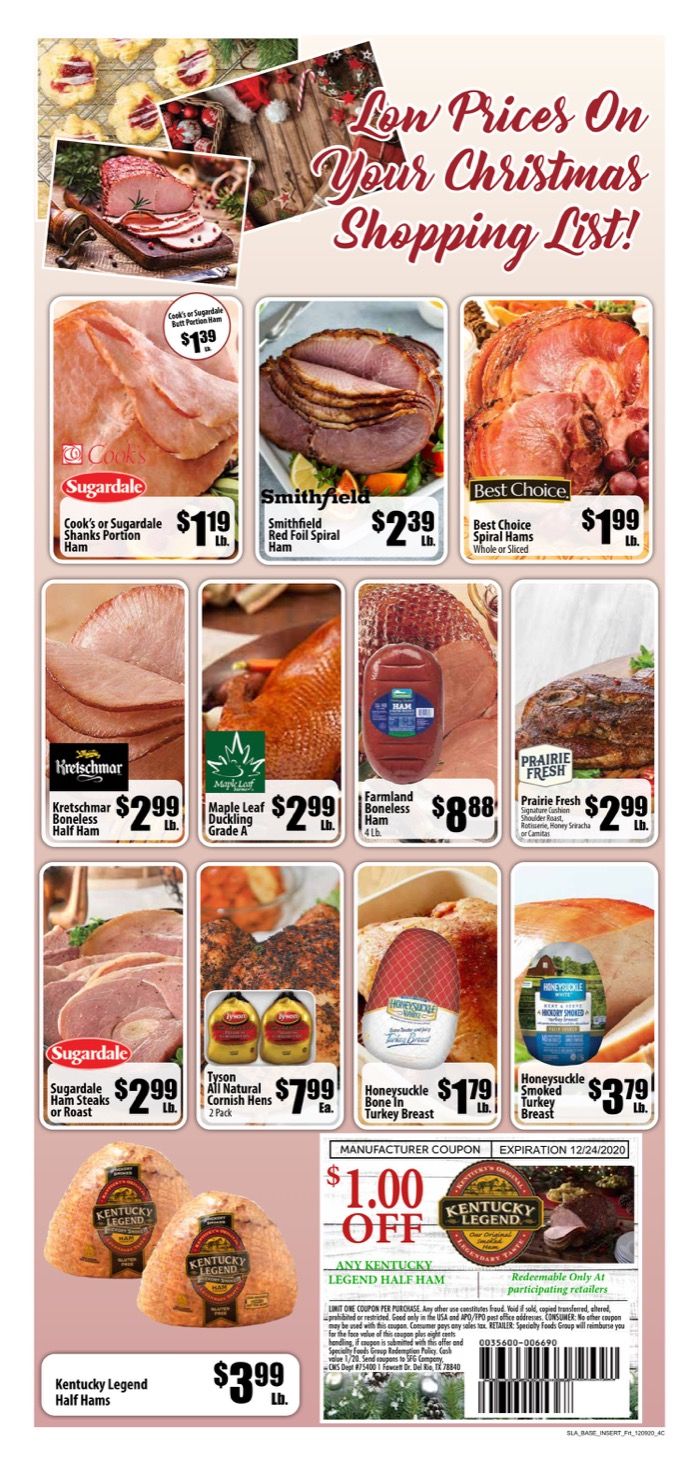 Piggly Wiggly (LA) Weekly Ad Flyer December 9 to December 15, 2020