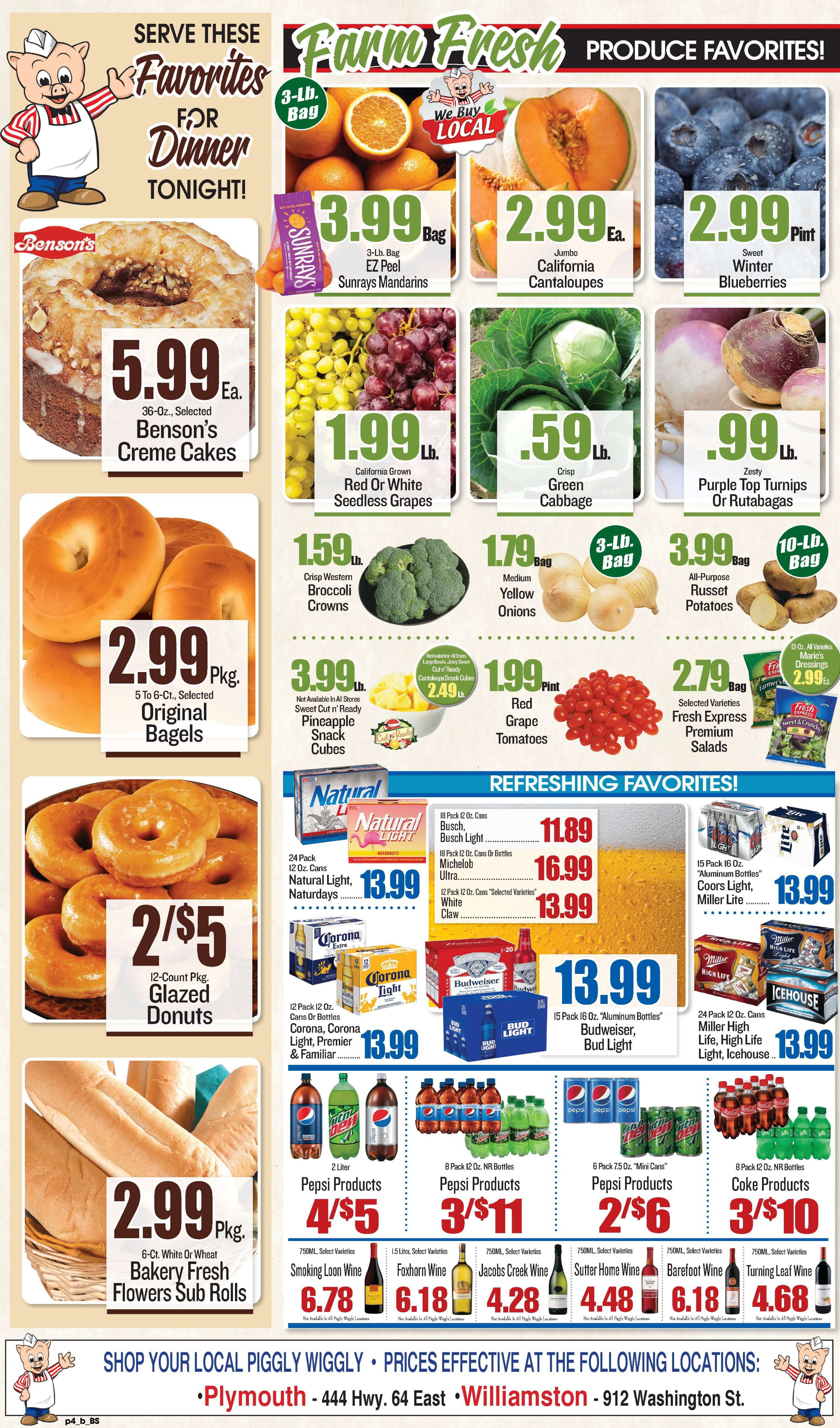 Piggly Wiggly (NC) Holiday Weekly Ad Flyer December 9 to December 15, 2020