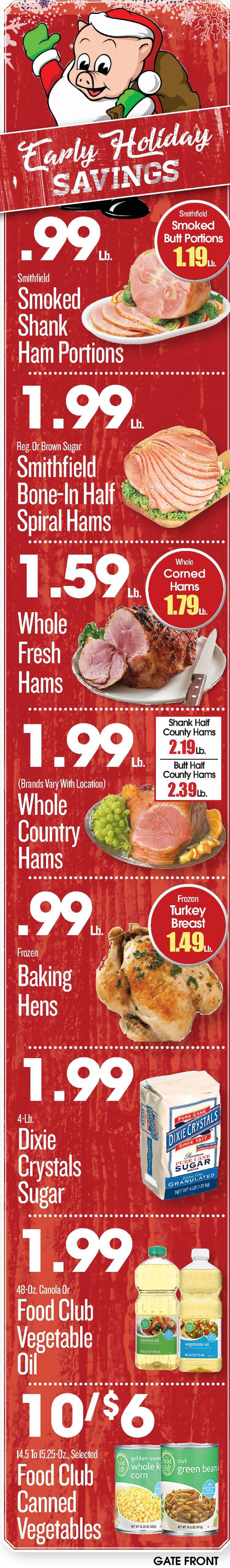 Piggly Wiggly (NC) Holiday Weekly Ad Flyer December 9 to December 15, 2020