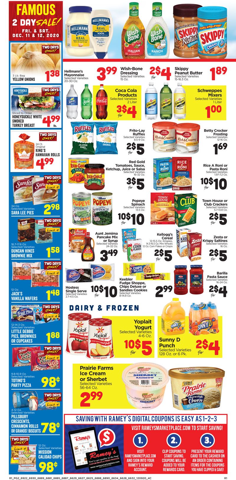 Ramey's Weekly Ad Flyer December 9 to December 15, 2020