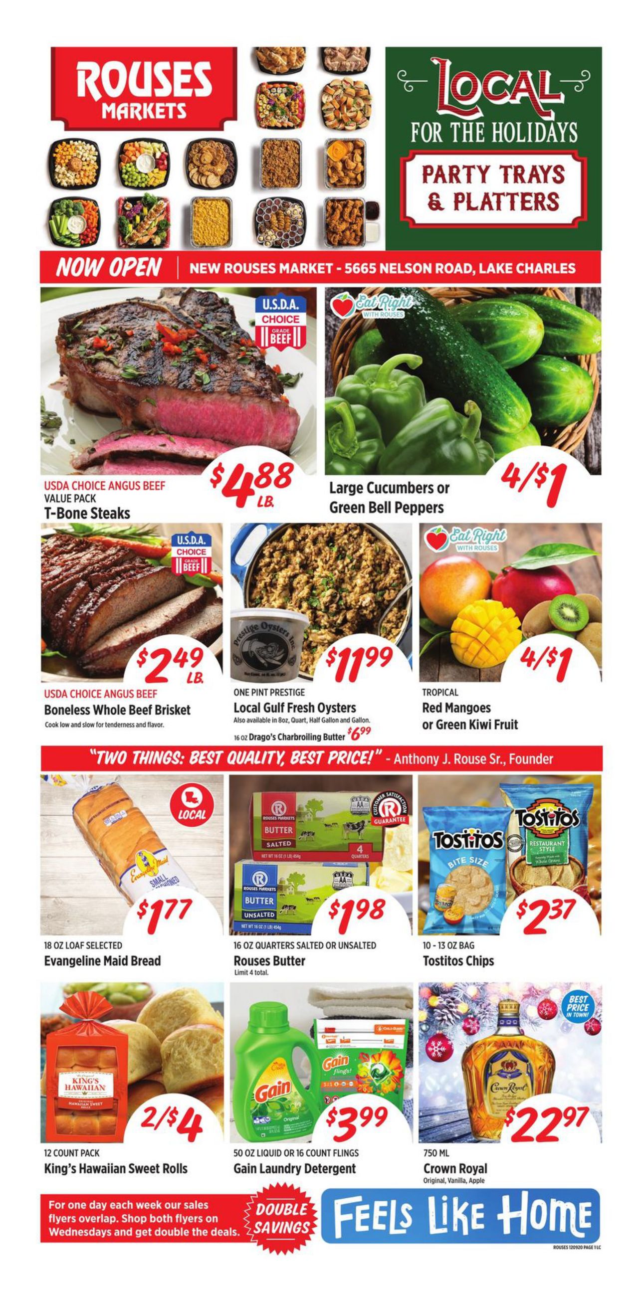 Rouses Markets Holiday Weekly Ad Flyer December 9 to December 15, 2020
