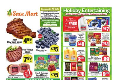 Save Mart Holiday Weekly Ad Flyer December 9 to December 15, 2020