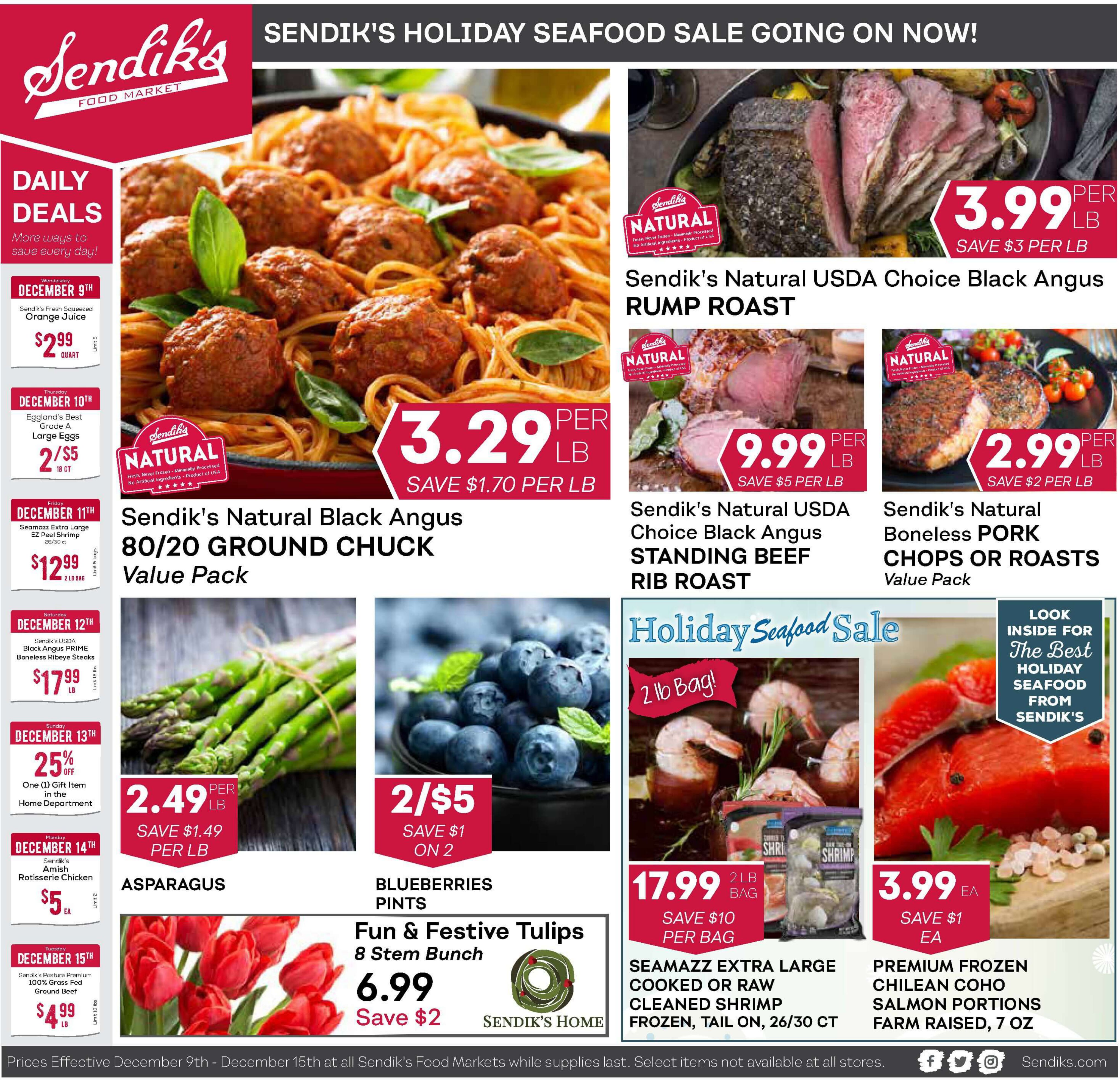 Sendik's Holiday Weekly Ad Flyer December 9 to December 15, 2020
