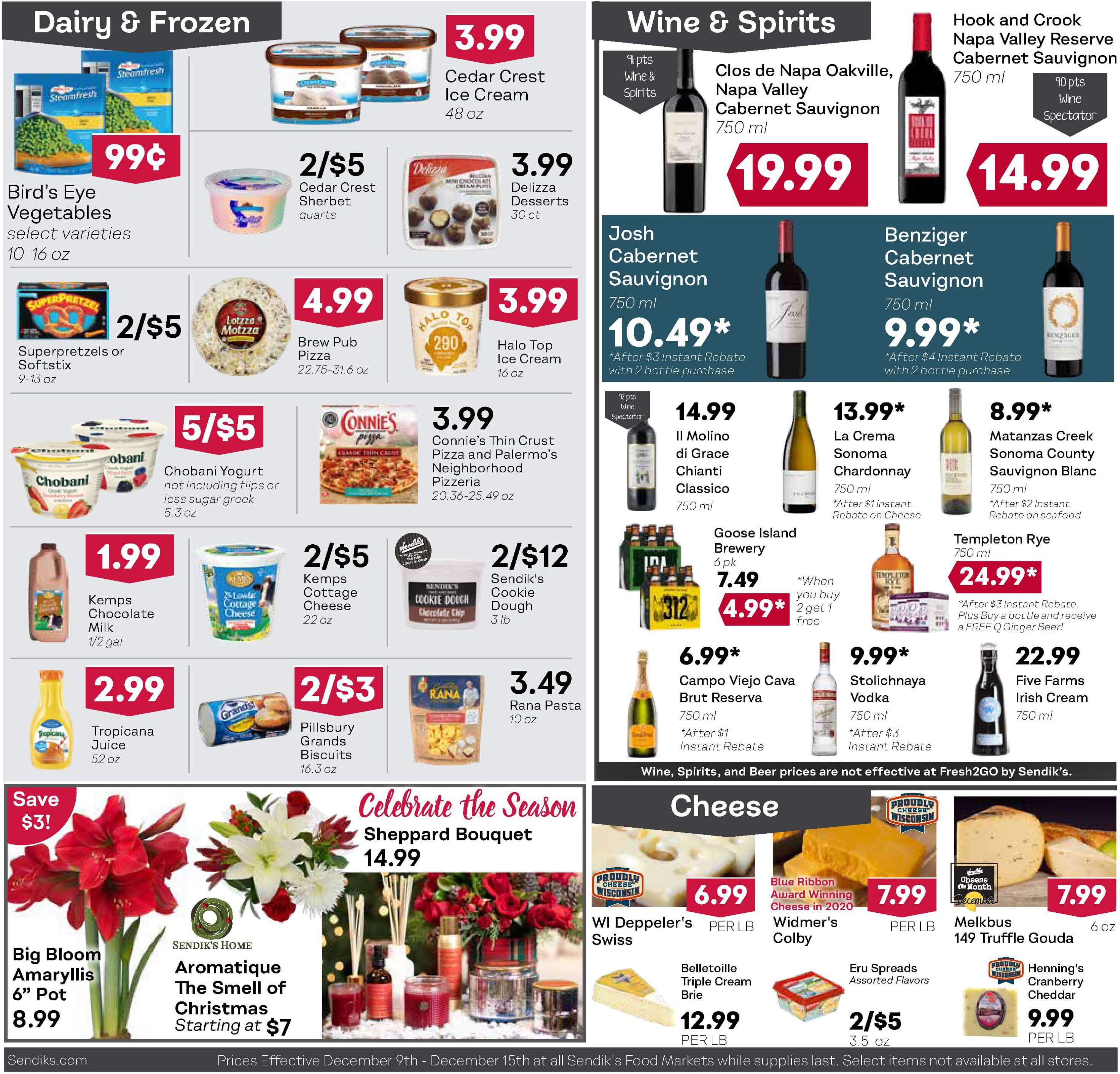 Sendik's Holiday Weekly Ad Flyer December 9 to December 15, 2020