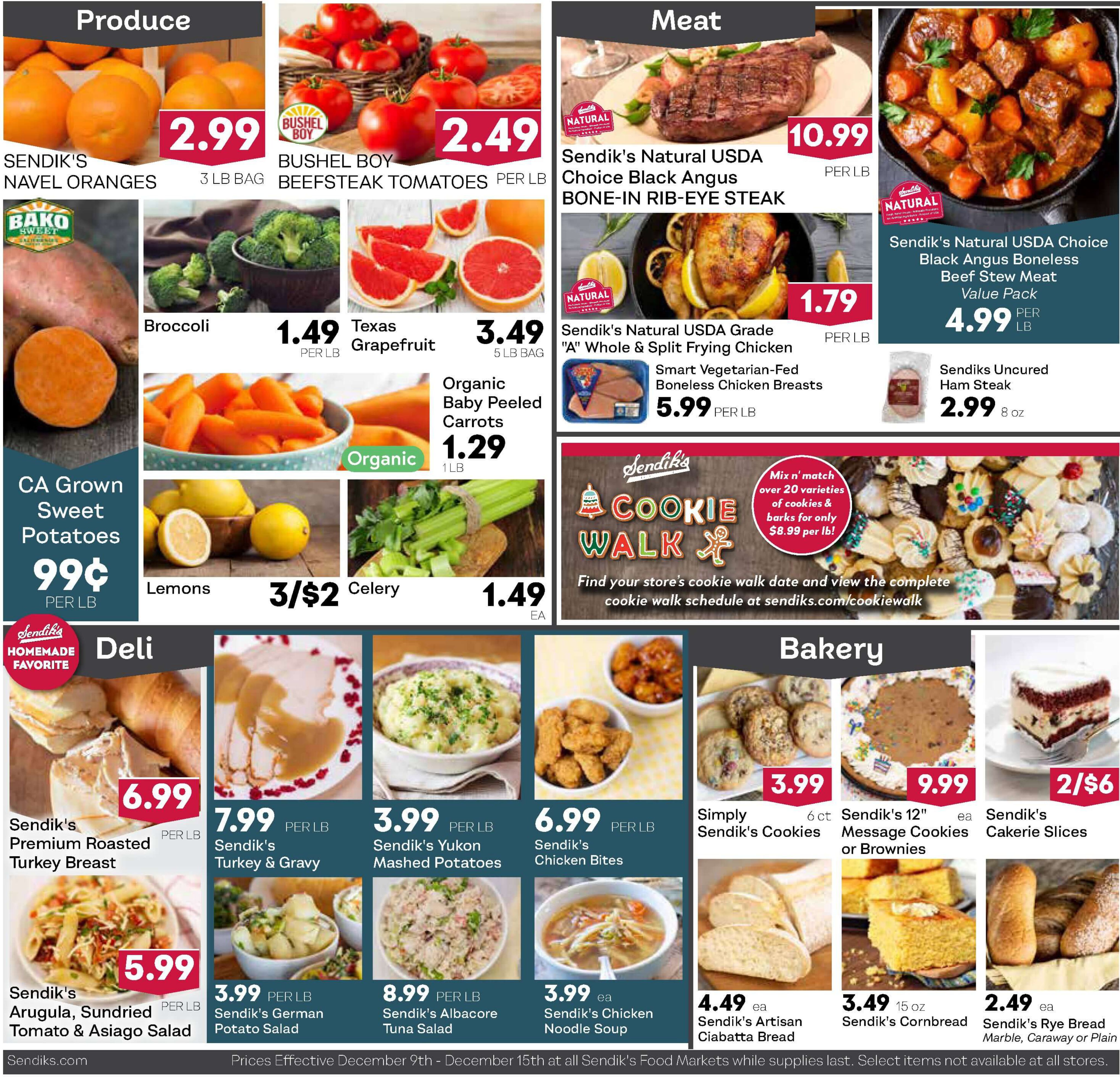 Sendik's Holiday Weekly Ad Flyer December 9 to December 15, 2020