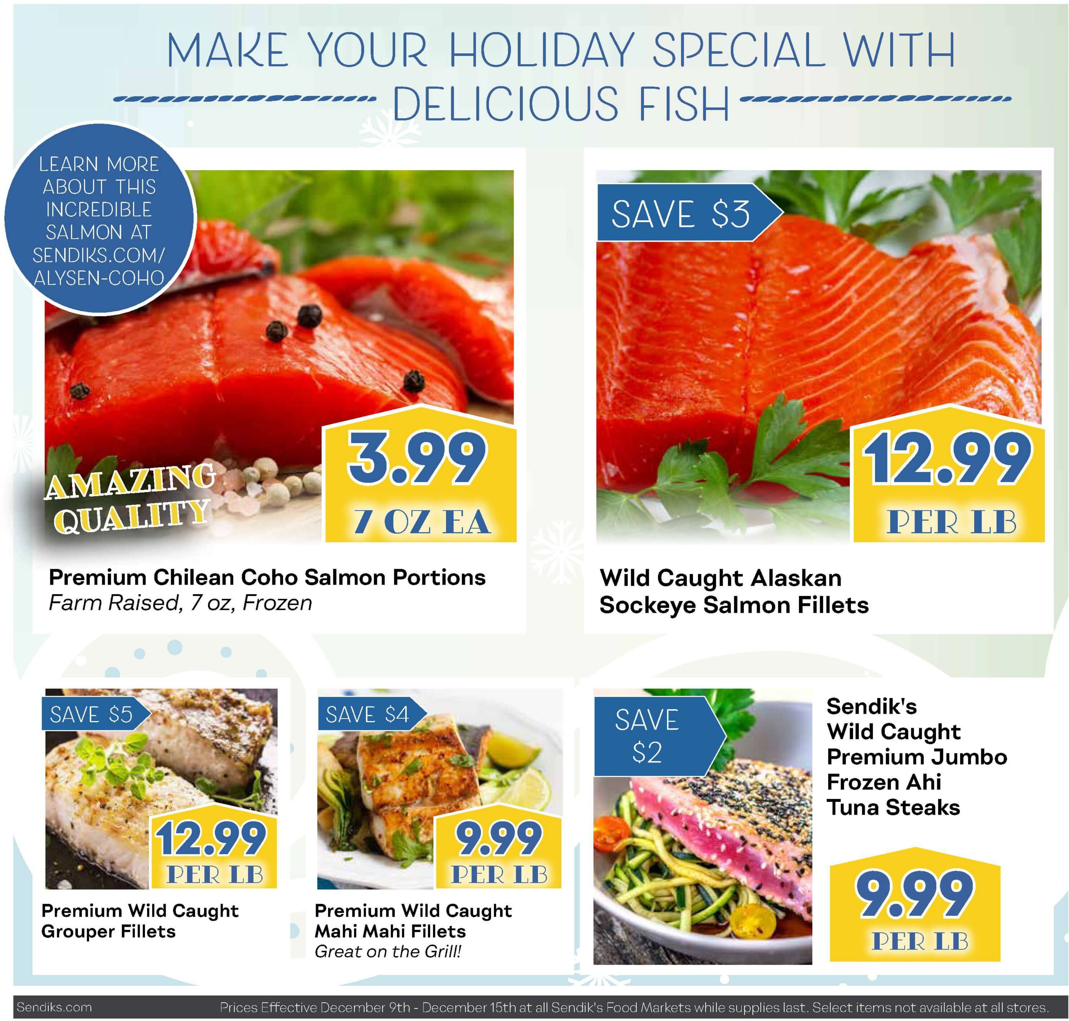 Sendik's Holiday Weekly Ad Flyer December 9 to December 15, 2020