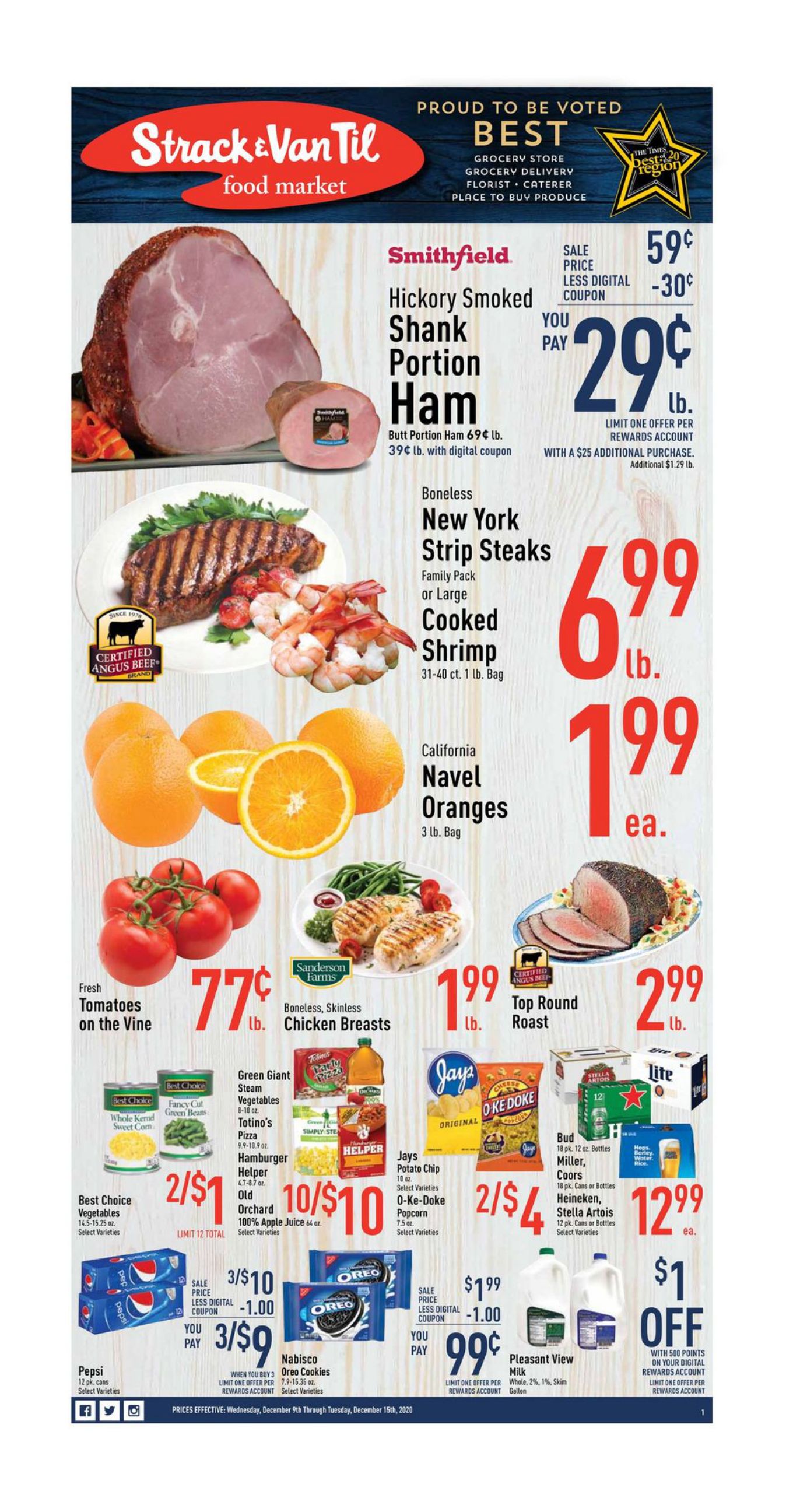 Strack & Van Til Holiday Weekly Ad Flyer December 9 to December 15, 2020