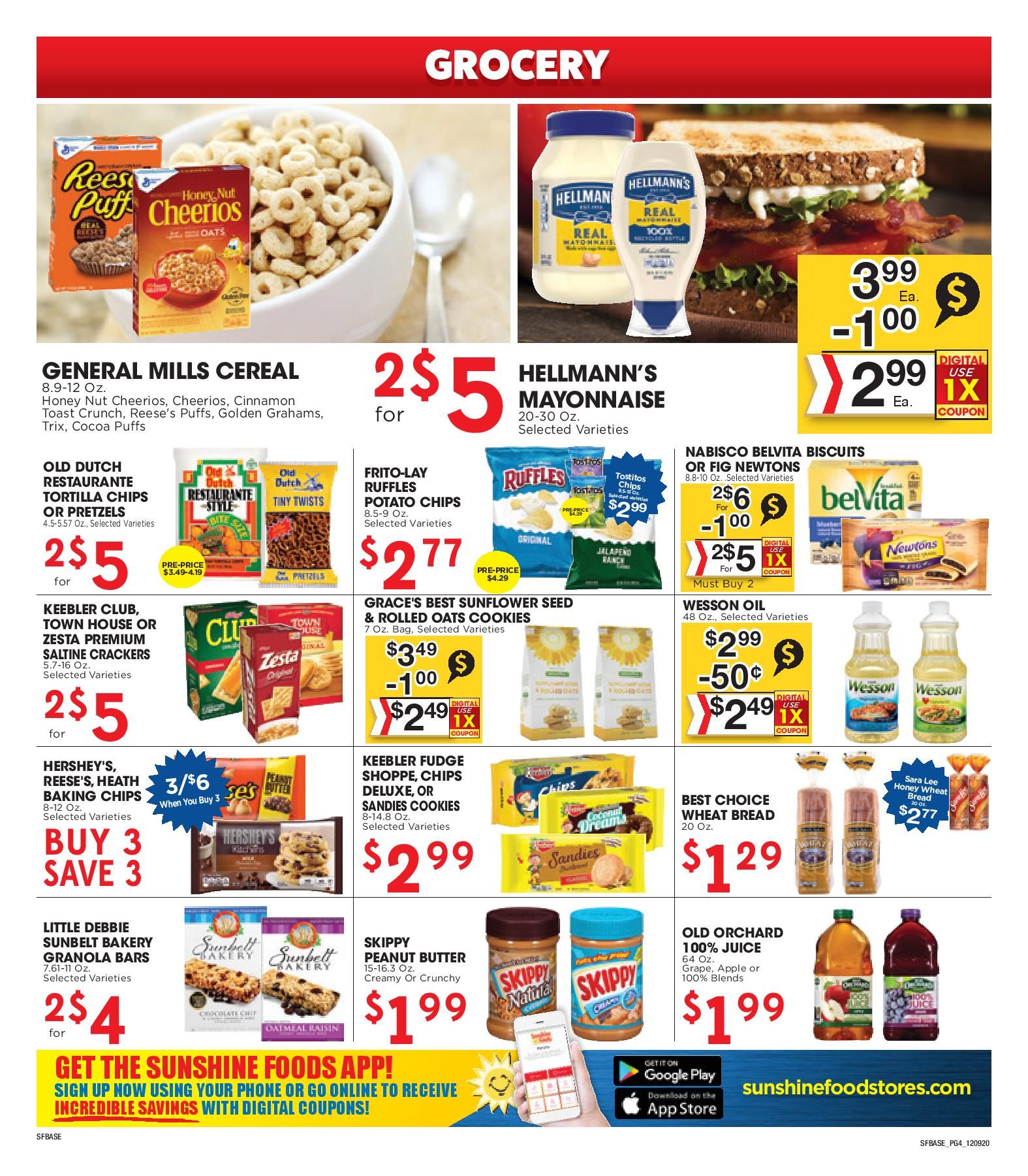 Sunshine Foods Weekly Ad Flyer December 9 to December 15, 2020