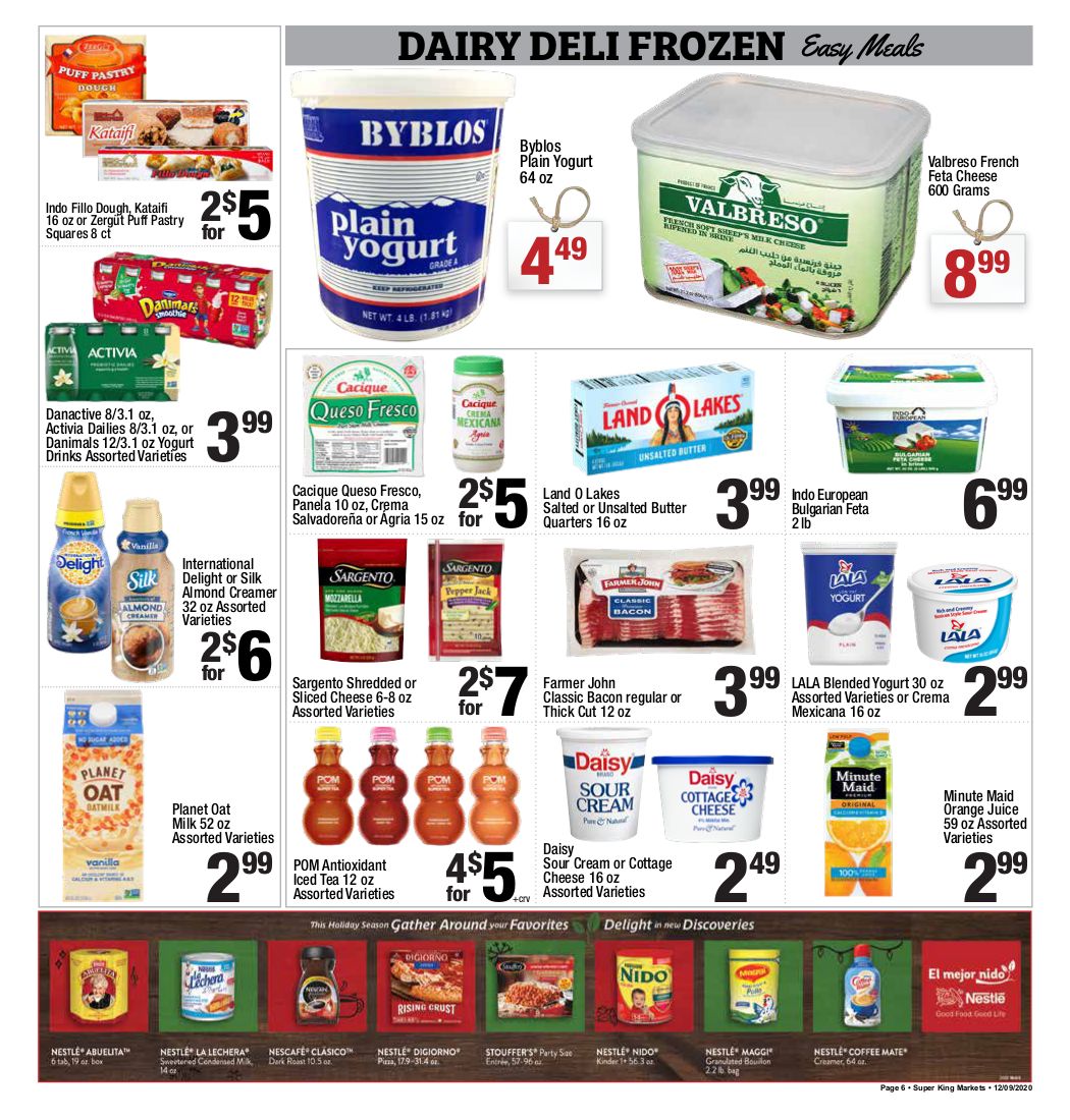 Super King Markets Weekly Ad Flyer December 9 to December 15, 2020