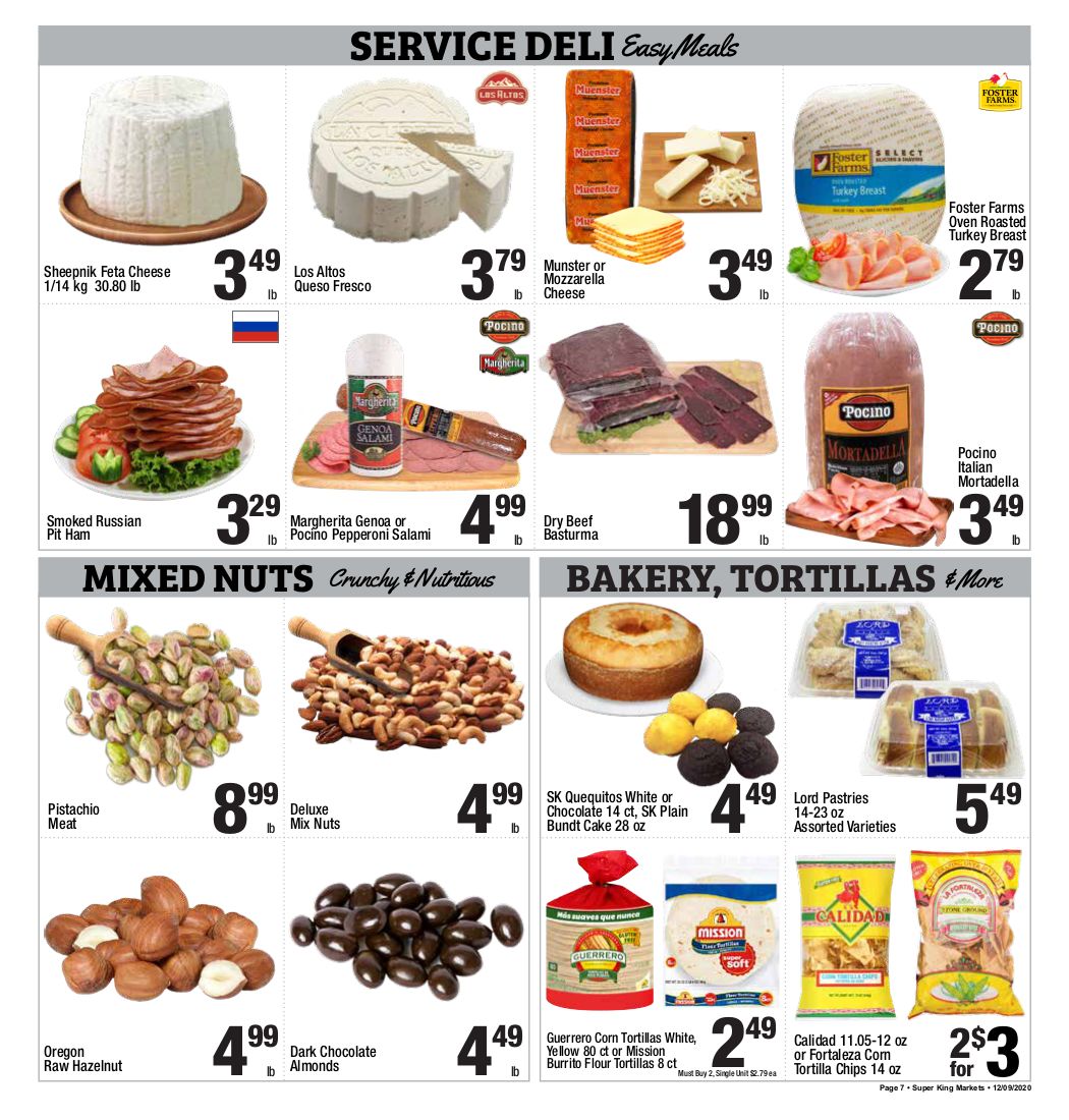 Super King Markets Weekly Ad Flyer December 9 to December 15, 2020