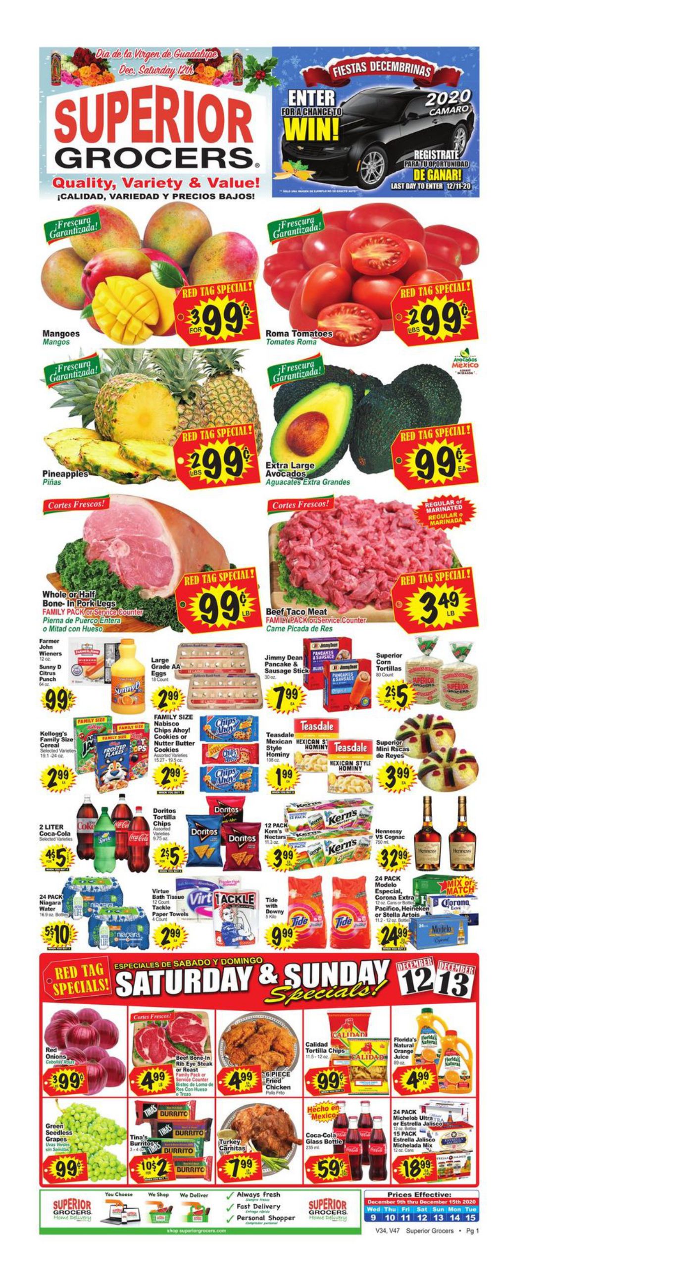 Superior Grocers Weekly Ad Flyer December 9 to December 15, 2020