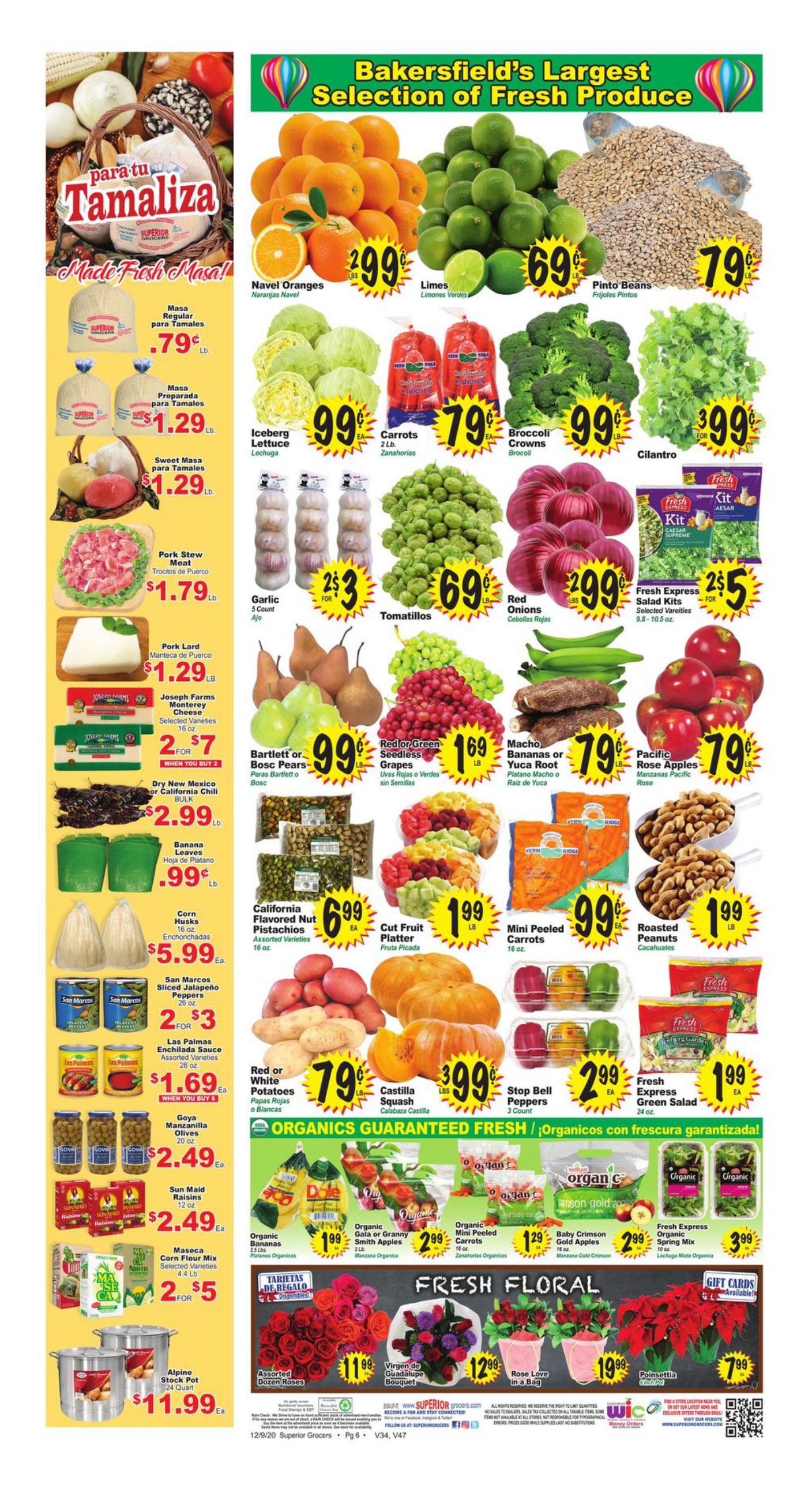 Superior Grocers Weekly Ad Flyer December 9 to December 15, 2020