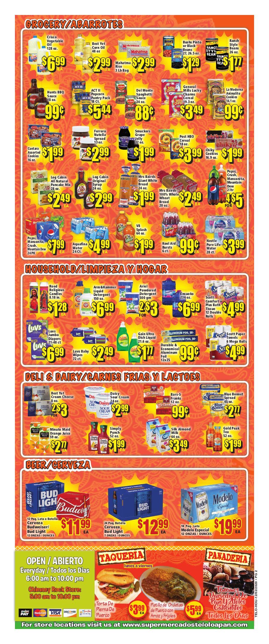 Supermercados Teloloapan Weekly Ad Flyer December 2 to December 15, 2020