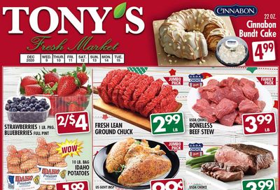 Tony's Fresh Market Weekly Ad Flyer December 9 to December 15, 2020