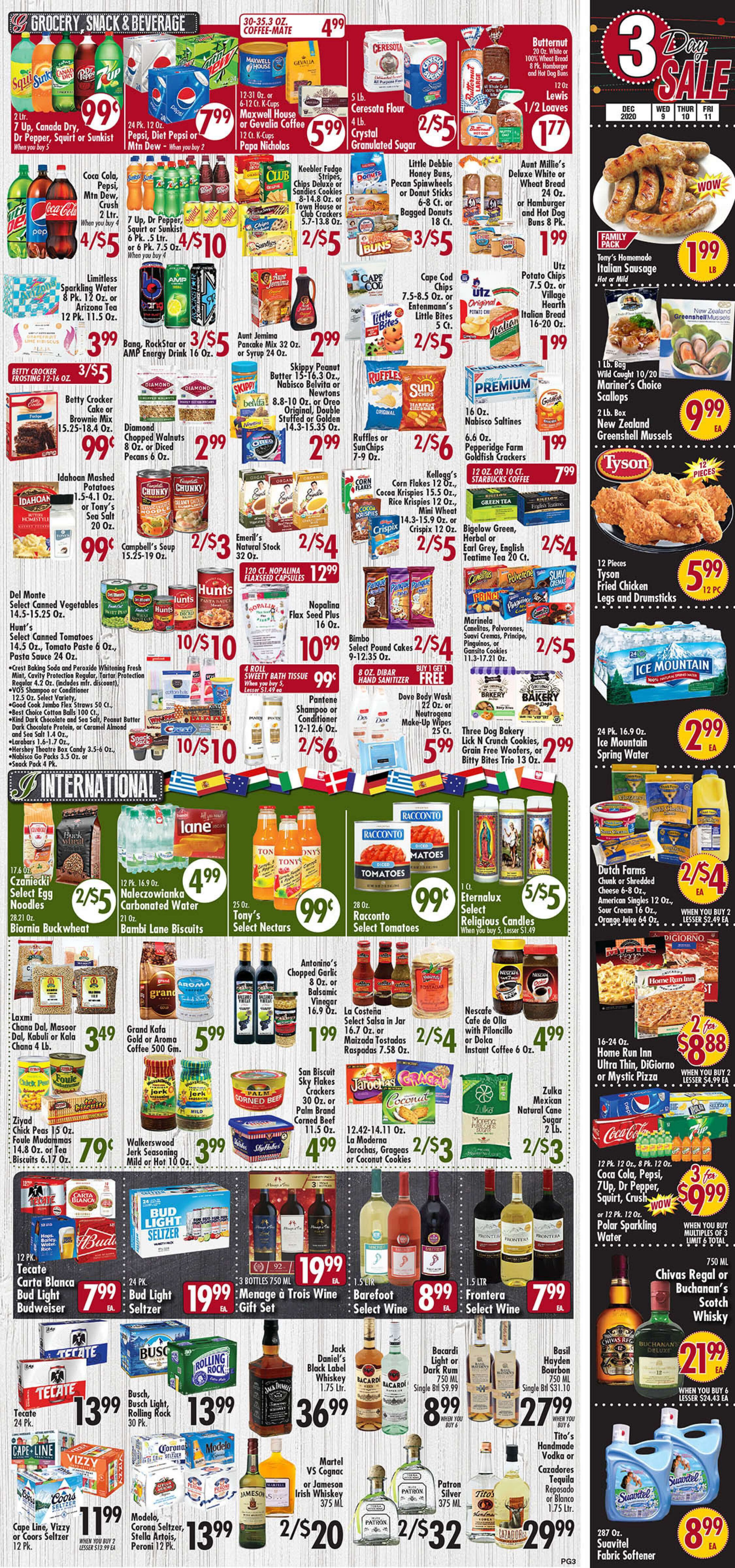 Tony's Fresh Market Weekly Ad Flyer December 9 to December 15, 2020