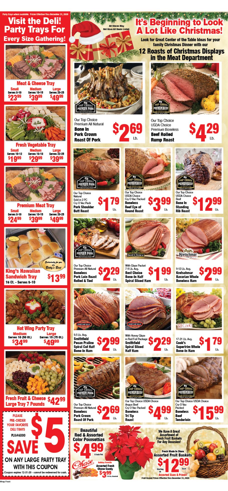 Town & Country Supermarket Holiday Sales Ad Flyer December 9 to December 31, 2020
