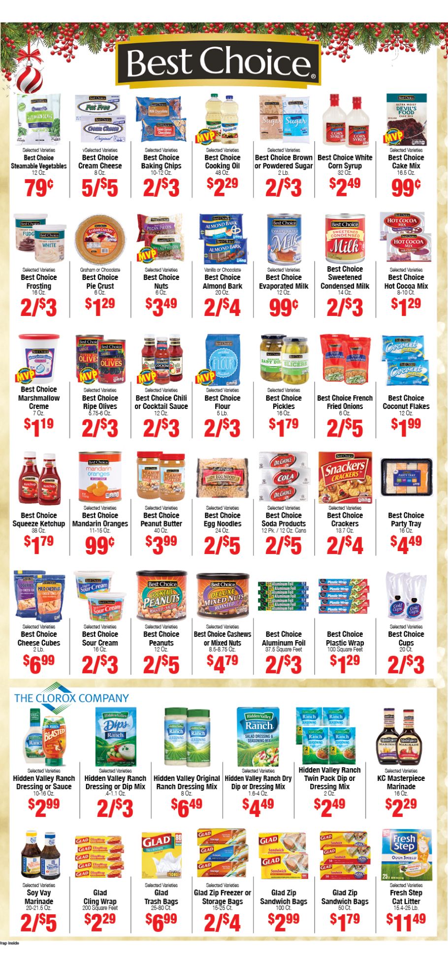 Town & Country Supermarket Holiday Sales Ad Flyer December 9 to December 31, 2020