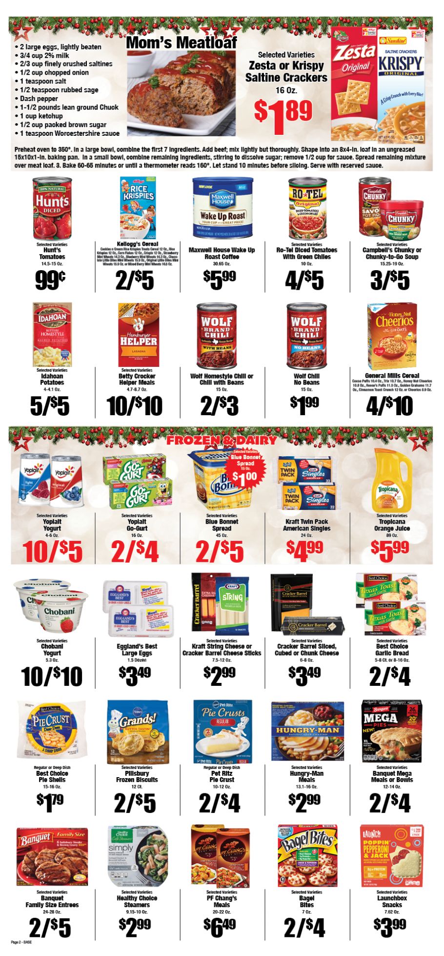 Town & Country Supermarket Holiday Sales Ad Flyer December 9 to December 31, 2020