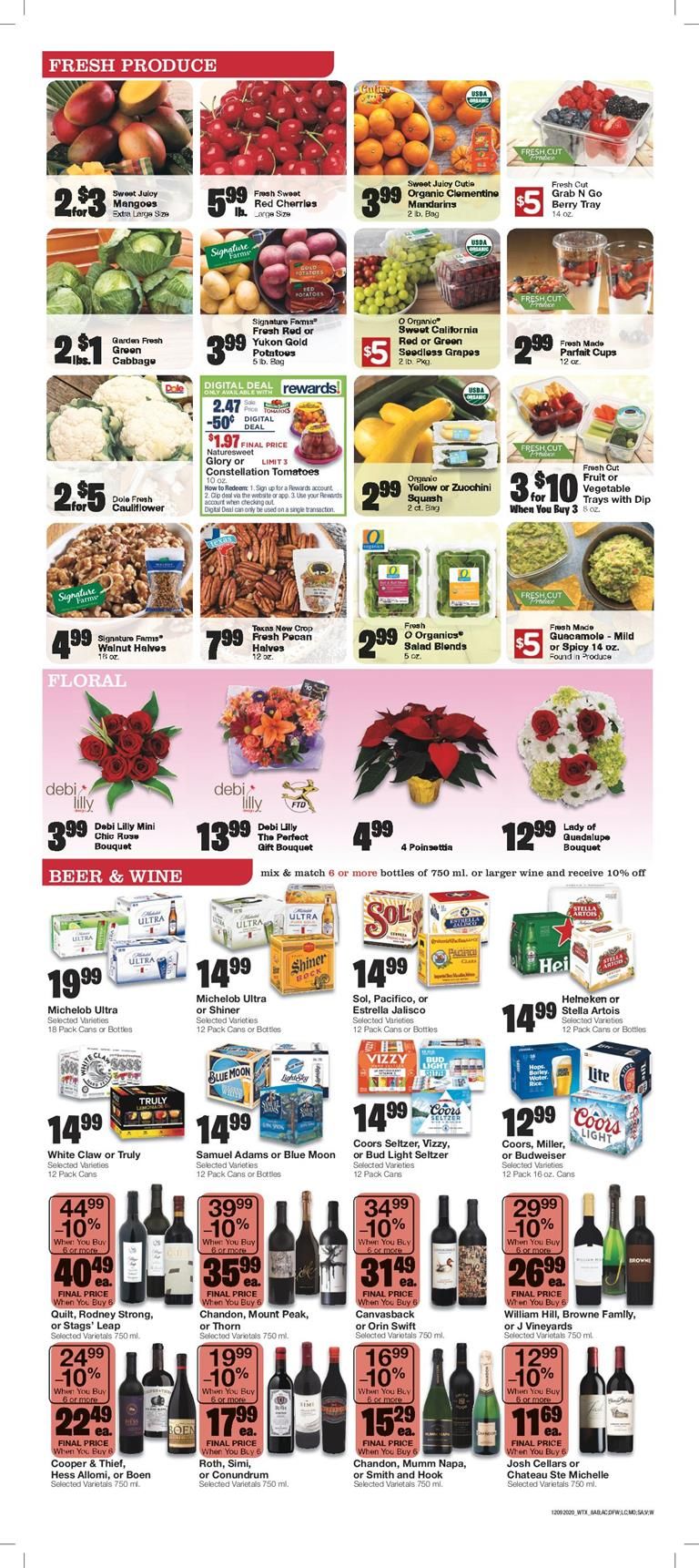 United Supermarkets Weekly Ad Flyer December 9 to December 15, 2020