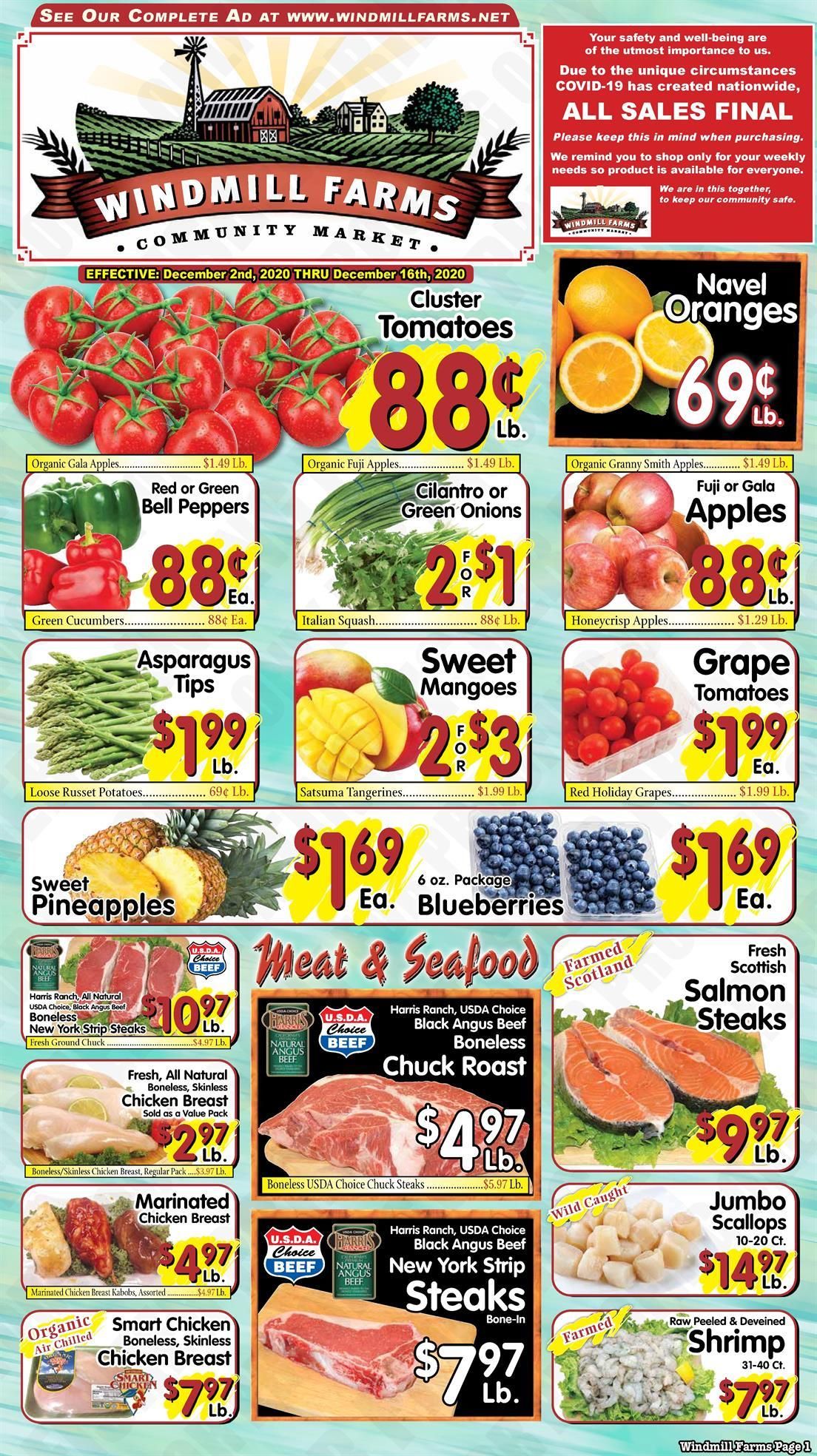 Windmill Farms Weekly Ad Flyer December 2 to December 16, 2020