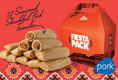 New Limited Time Tamale Fiesta Packs Available at Select Del Taco Locations (In Restaurant Only)