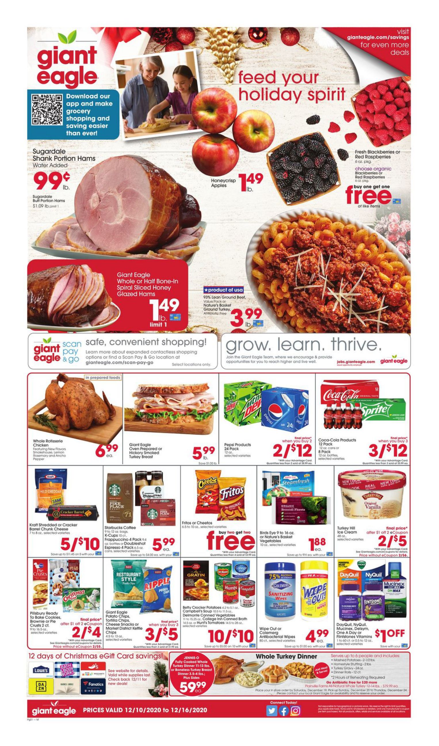 Giant Eagle Weekly Ad Flyer December 10 to December 16, 2020
