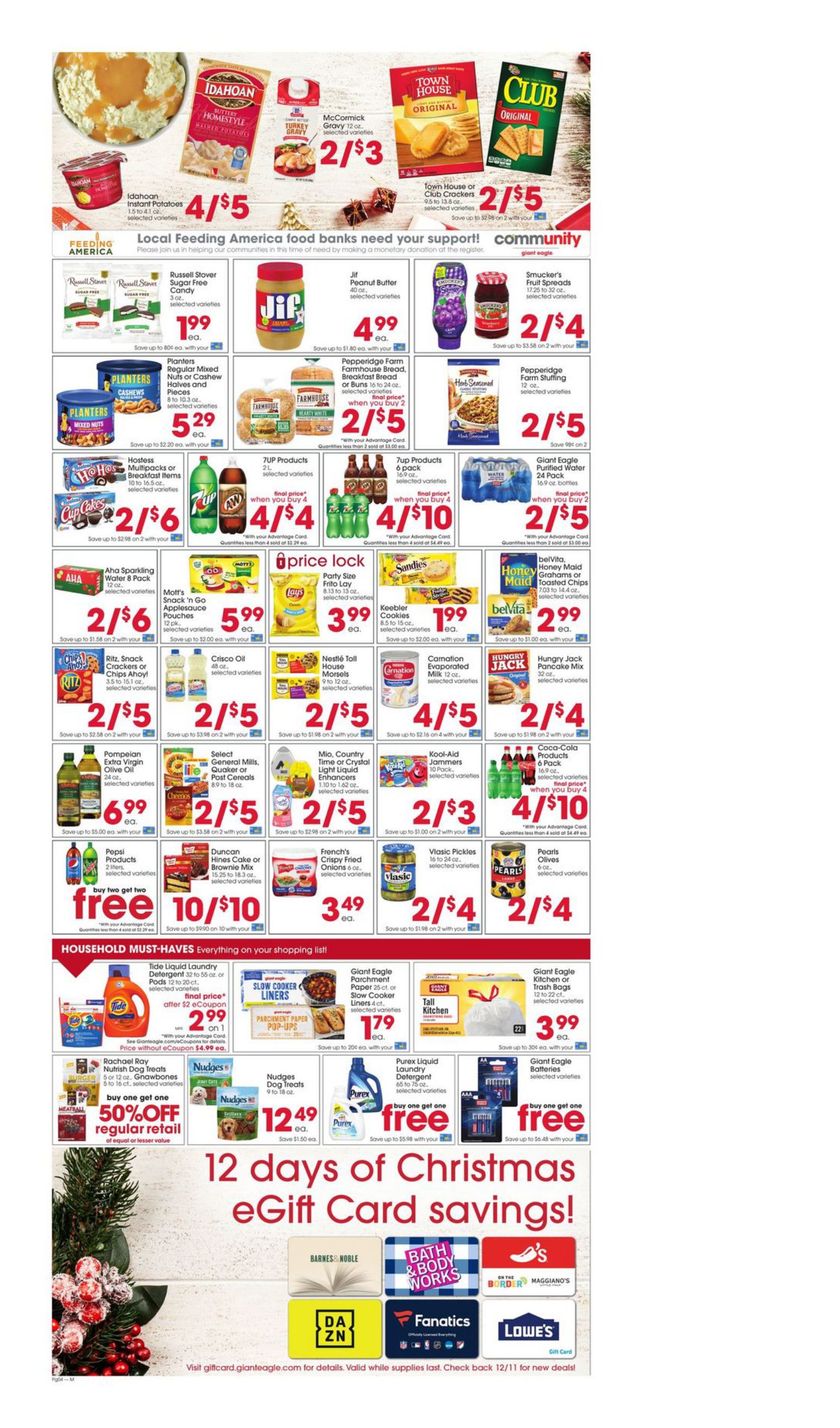 Giant Eagle Weekly Ad Flyer December 10 to December 16, 2020