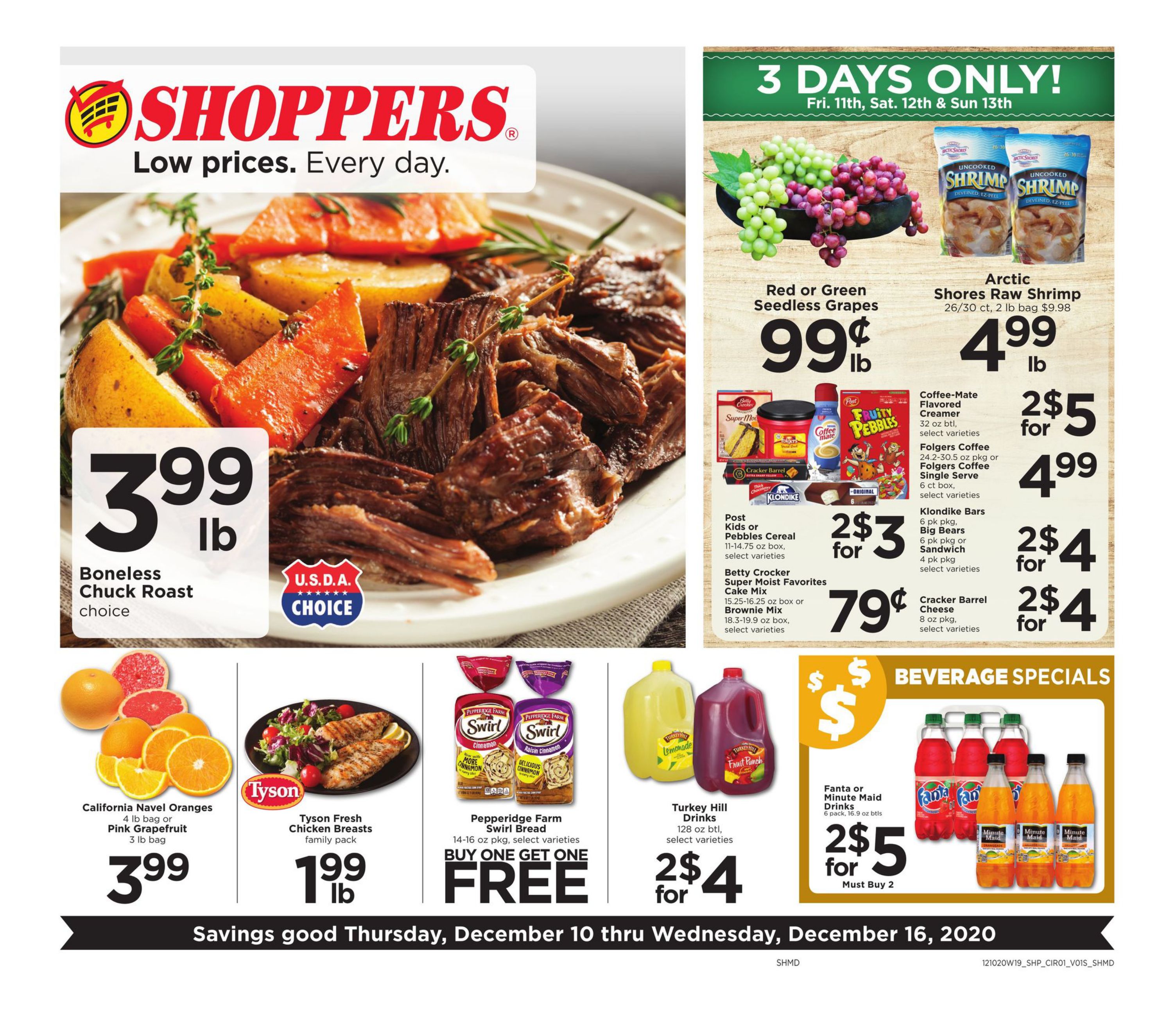 Shoppers Food Weekly Ad Flyer December 10 to December 16, 2020