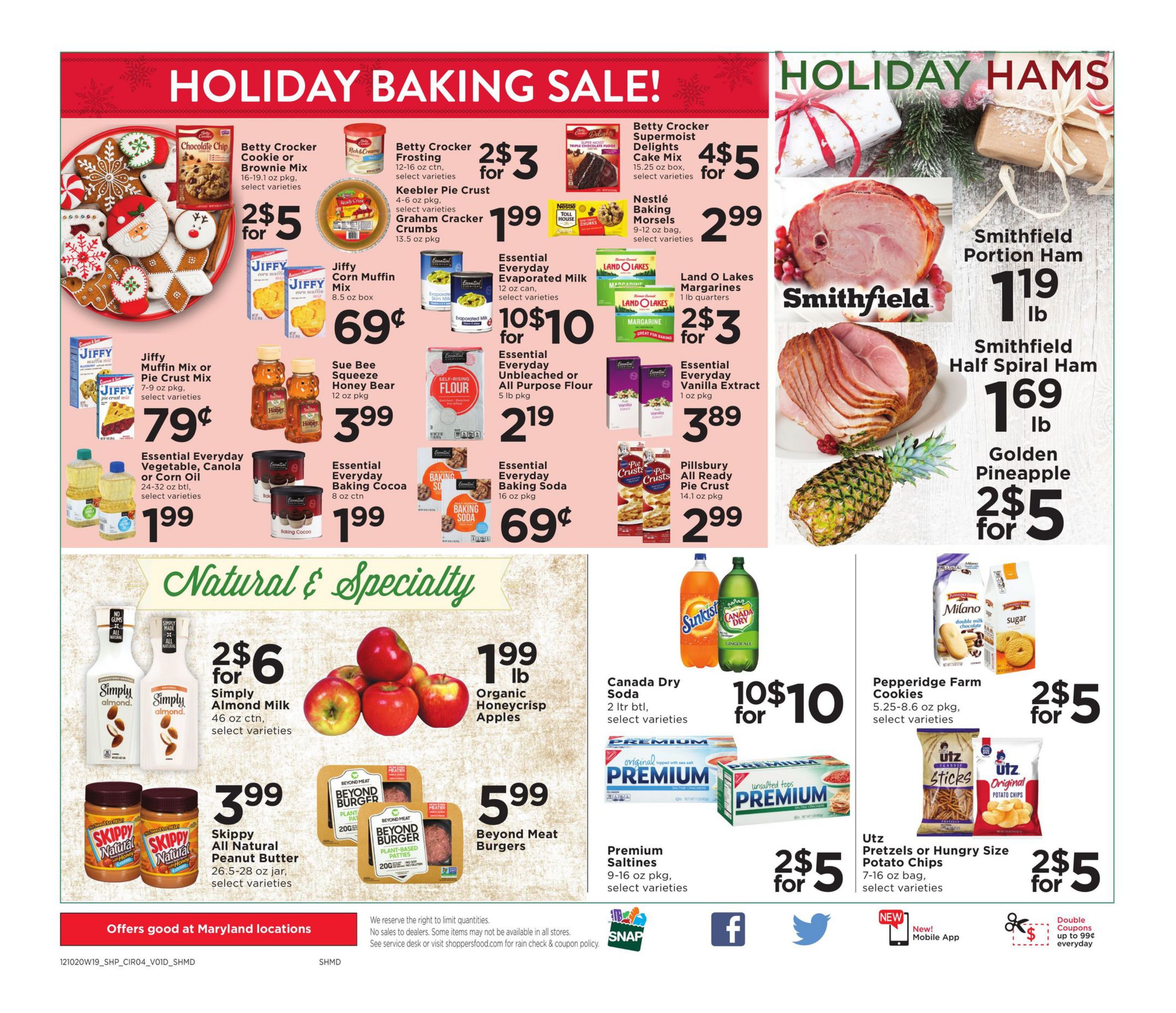 Shoppers Food Weekly Ad Flyer December 10 to December 16, 2020
