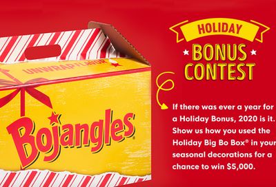 New Holiday Bonus Contest for Best Pic with a $5000 Grand Prize Announced at Bojangles