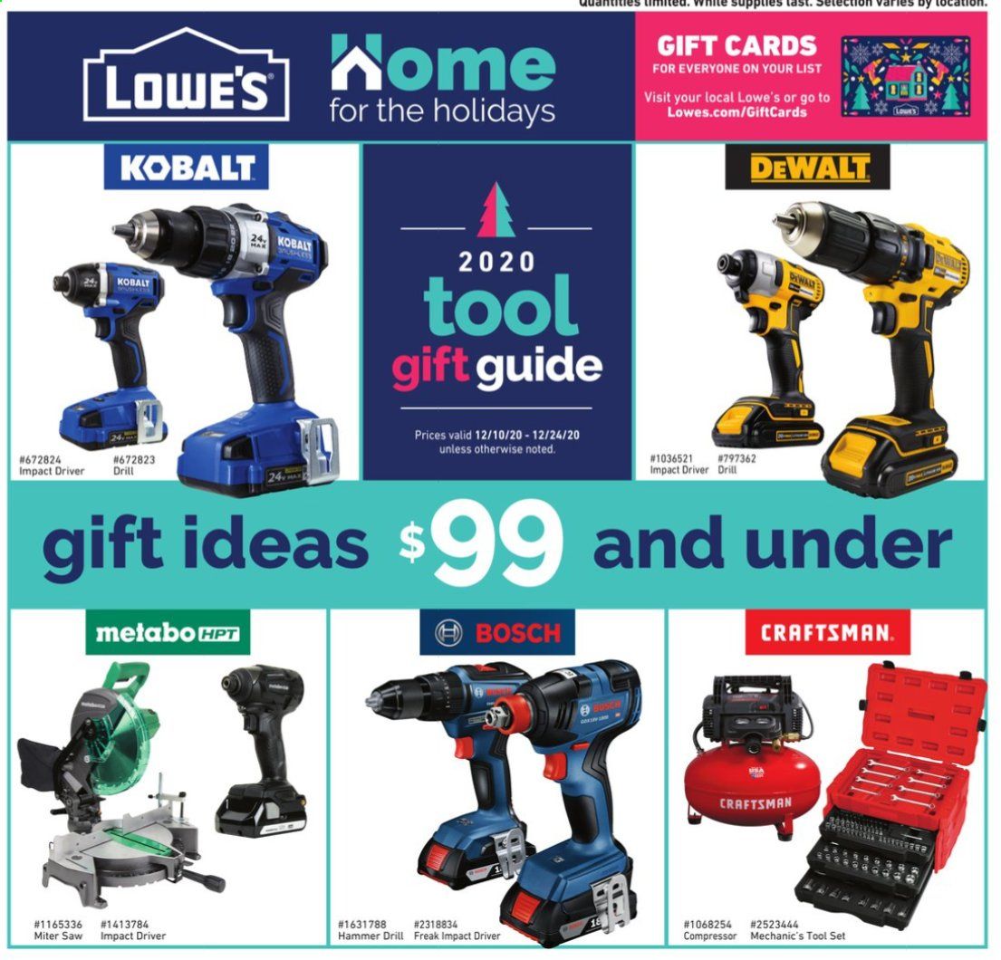 Lowe's Weekly Ad Flyer December 10 to December 24