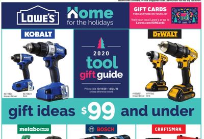 Lowe's Weekly Ad Flyer December 10 to December 24