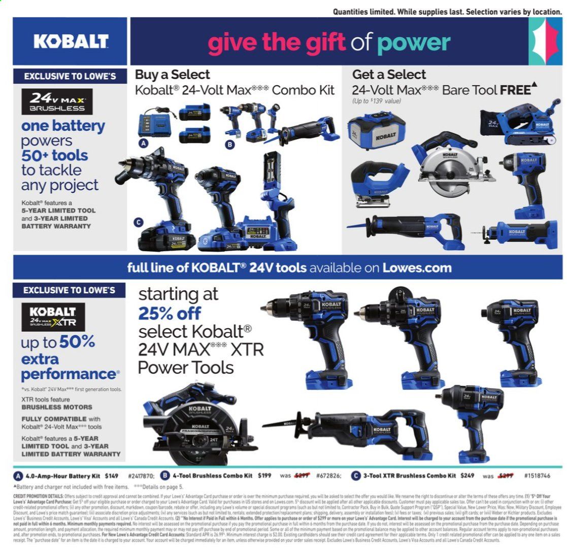Lowe's Weekly Ad Flyer December 10 to December 24