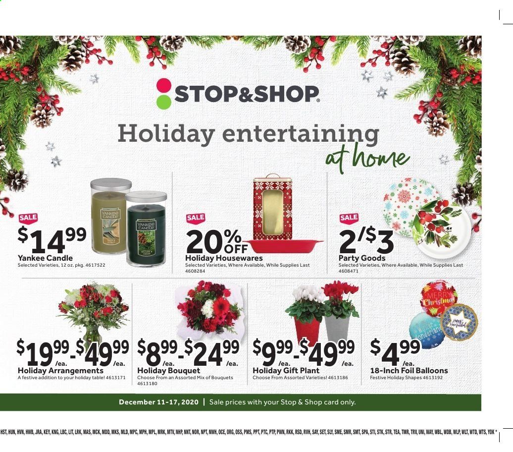 Stop & Shop (NY) Weekly Ad Flyer December 11 to December 17