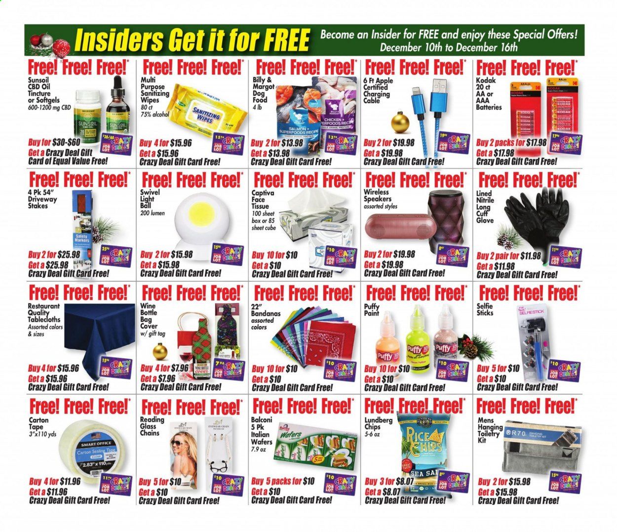 Ocean State Job Lot Weekly Ad Flyer December 10 to December 16