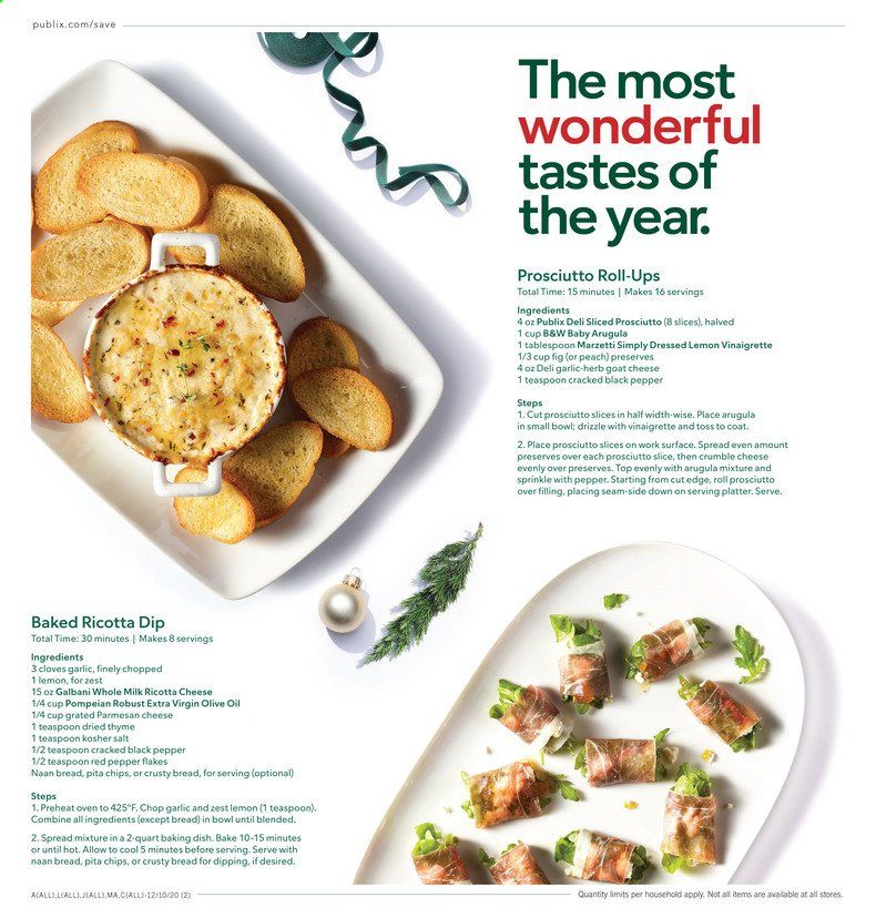 Publix (AL, FL, GA, NC, SC, TN, VA) Weekly Ad Flyer December 10 to December 16