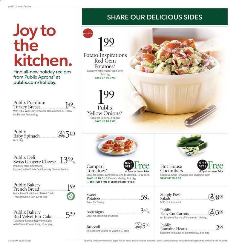 Publix (AL, FL, GA, NC, SC, TN, VA) Weekly Ad Flyer December 10 to December 16