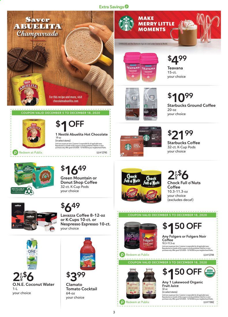 Publix (AL, FL, GA, NC, SC, TN, VA) Weekly Ad Flyer December 5 to December 18