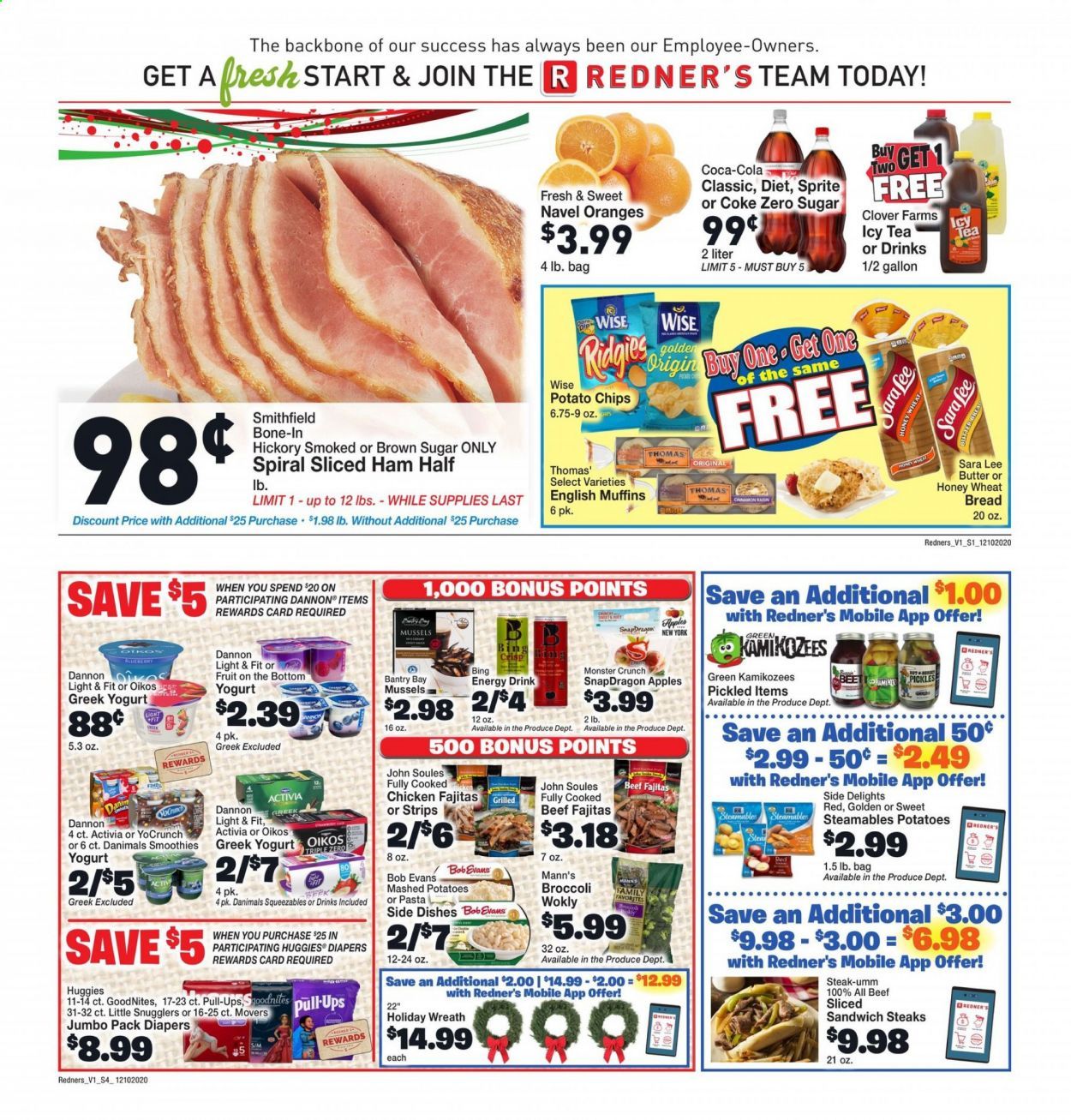 Redner's Markets Weekly Ad Flyer December 10 to December 16
