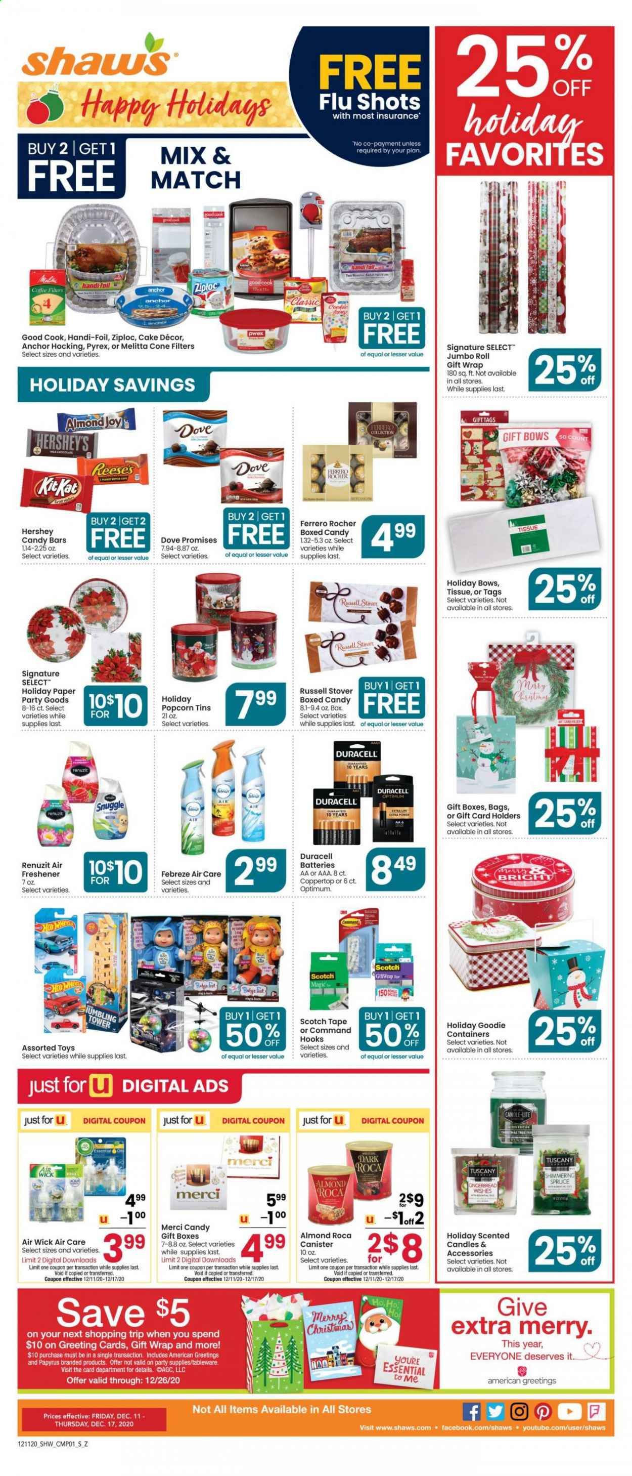 Shaw’s (MA, ME, NH, RI, VT) Weekly Ad Flyer December 11 to December 17