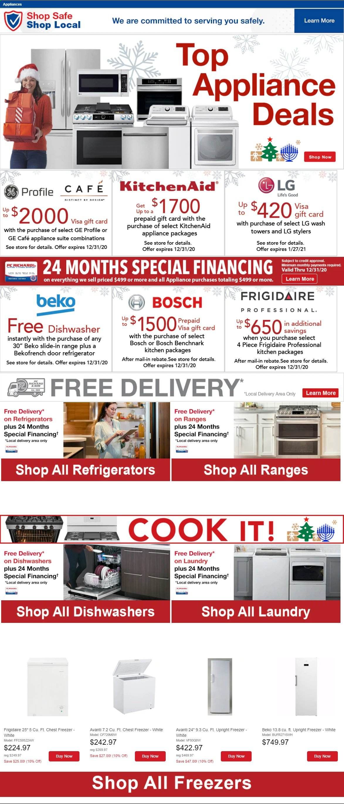P.C. Richard & Son Weekly Ad Flyer December 10 to December 17