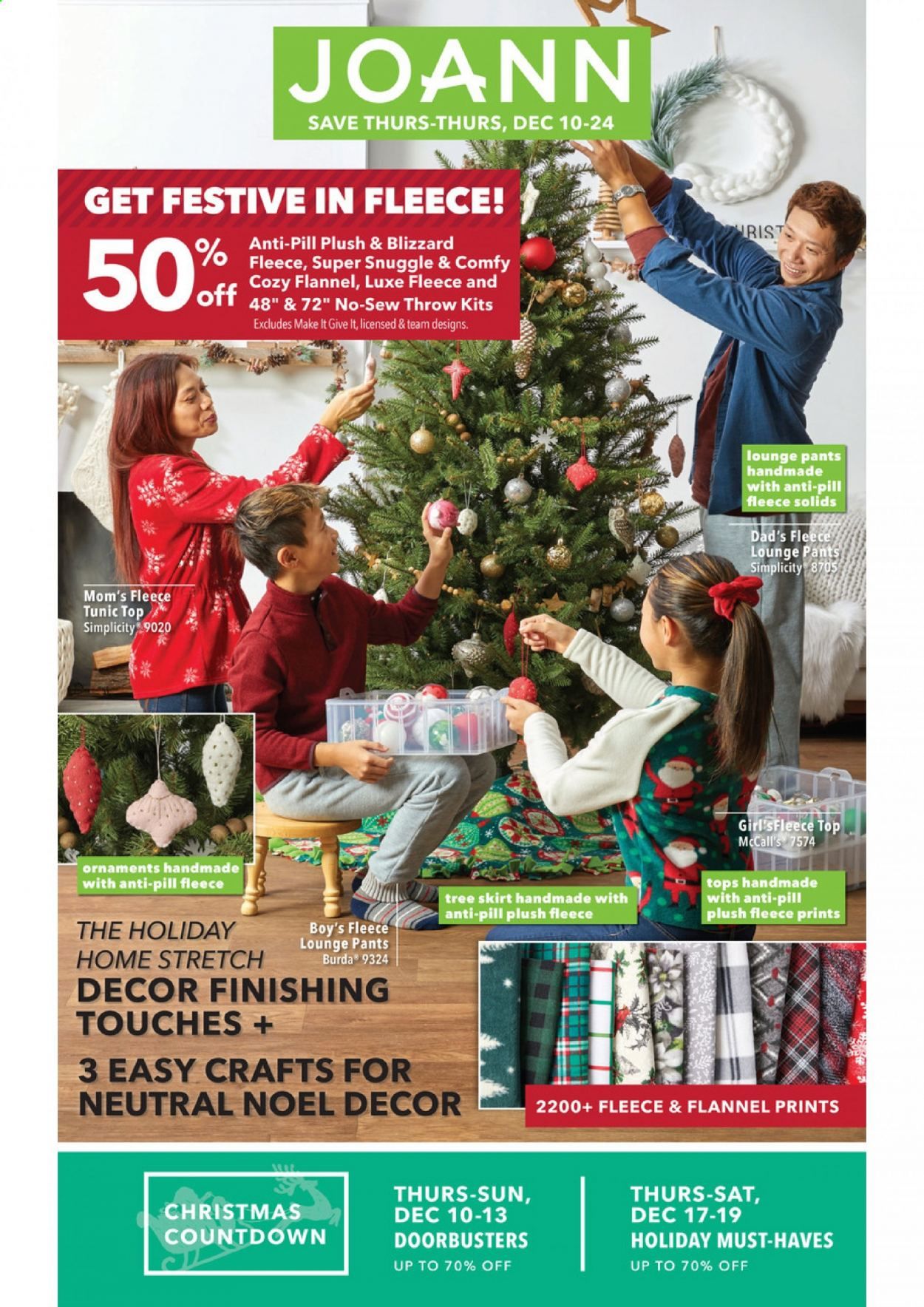 JOANN Weekly Ad Flyer December 10 to December 24