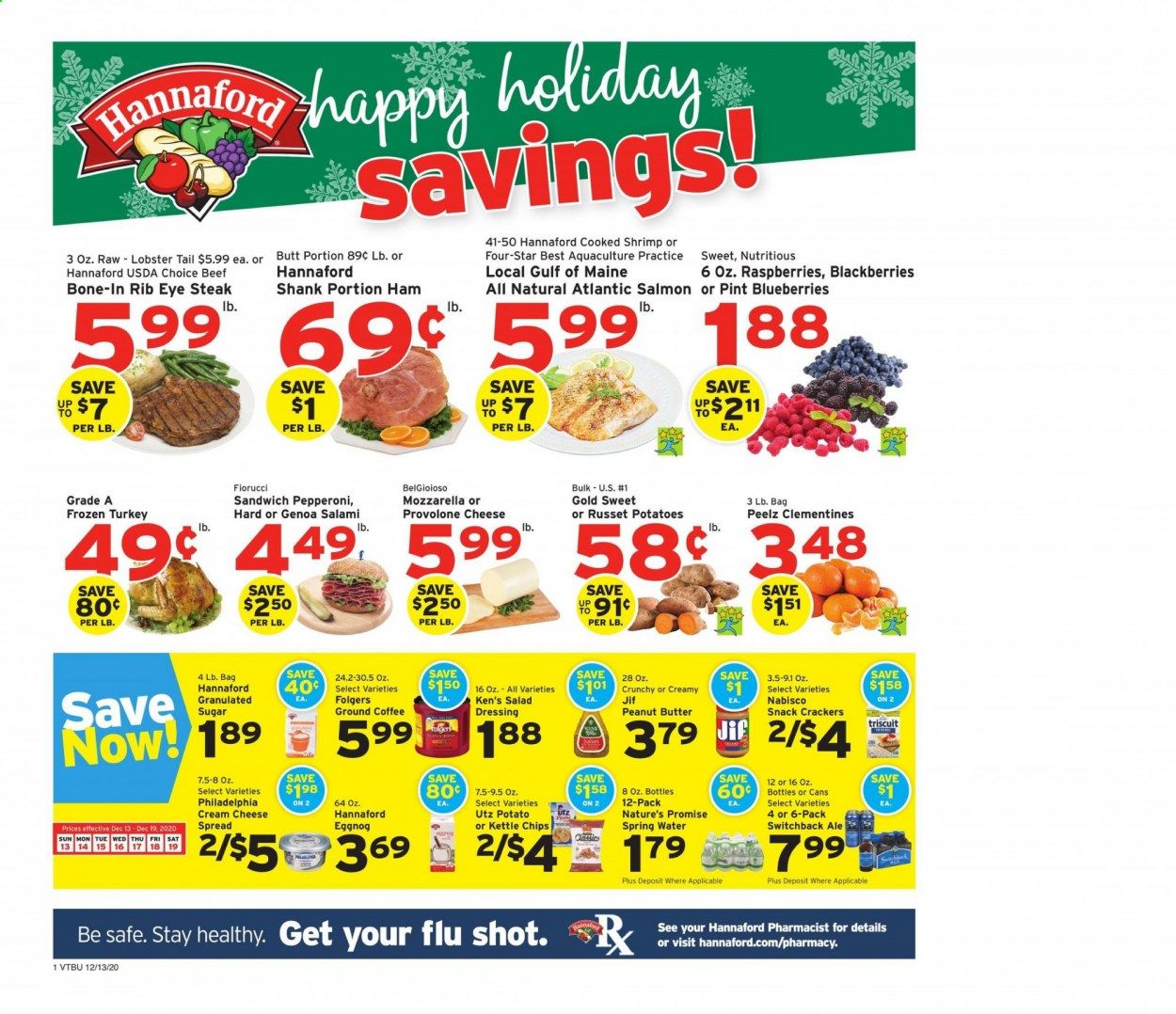 Hannaford (VT) Weekly Ad Flyer December 13 to December 19