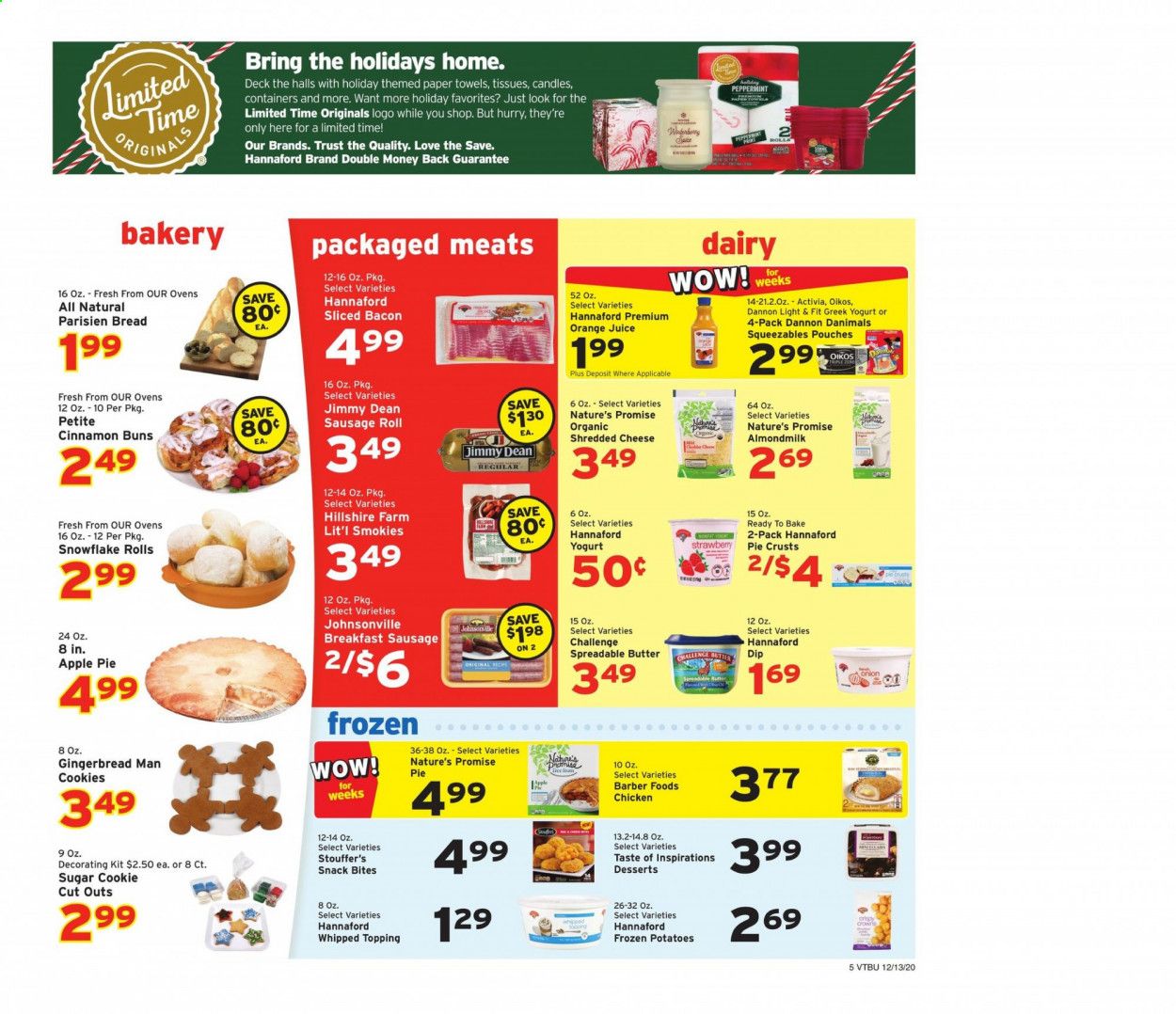 Hannaford (VT) Weekly Ad Flyer December 13 to December 19